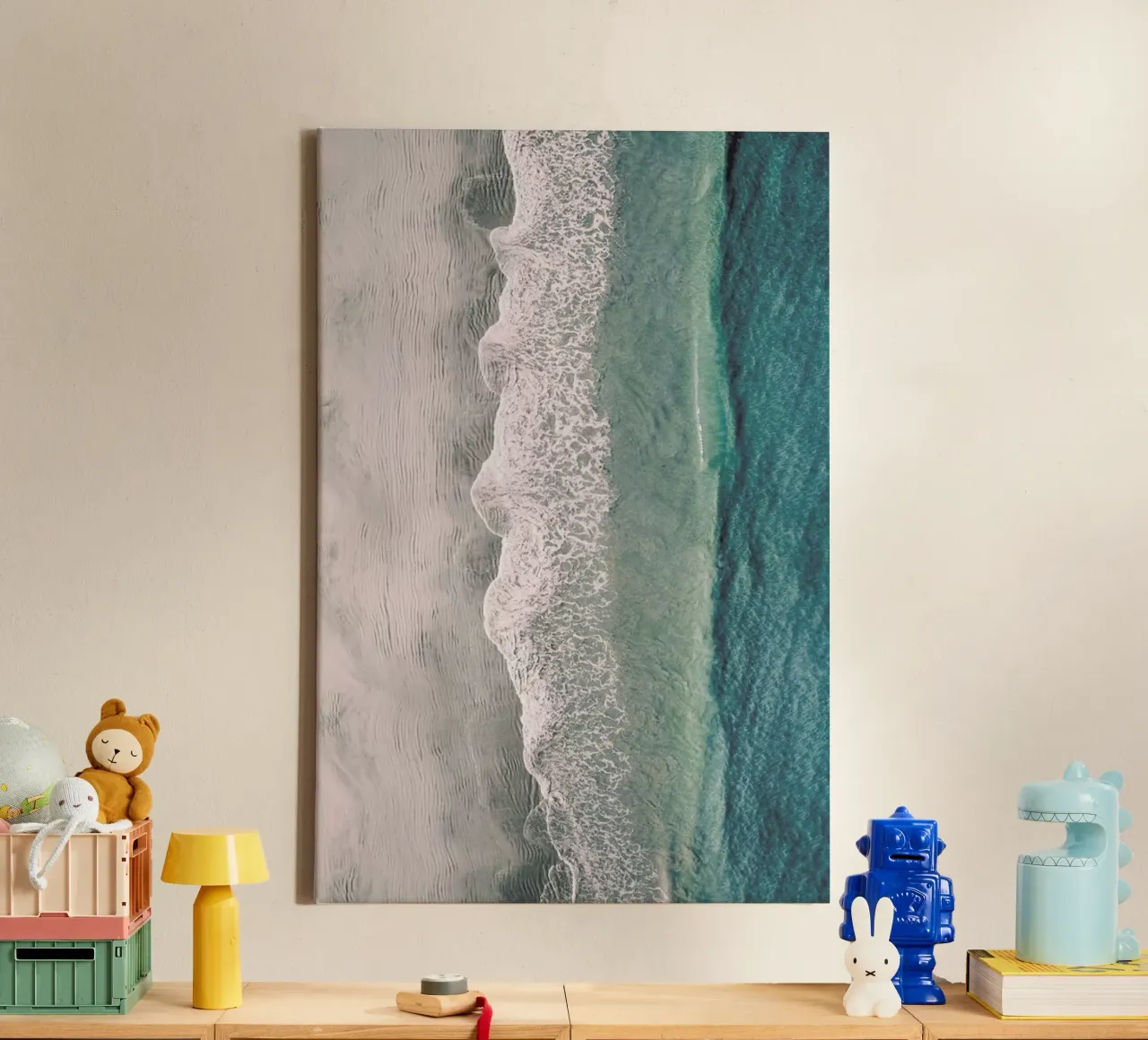 Ocean Waves 1 canvas by Airpixels