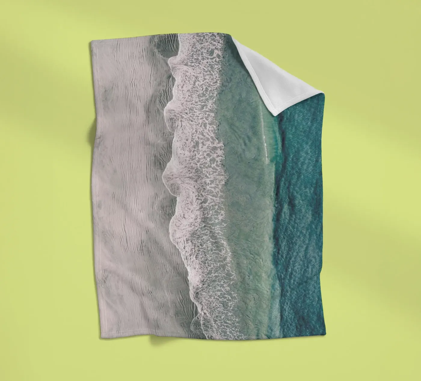 Ocean Waves 1 Fleecedecke von Airpixels