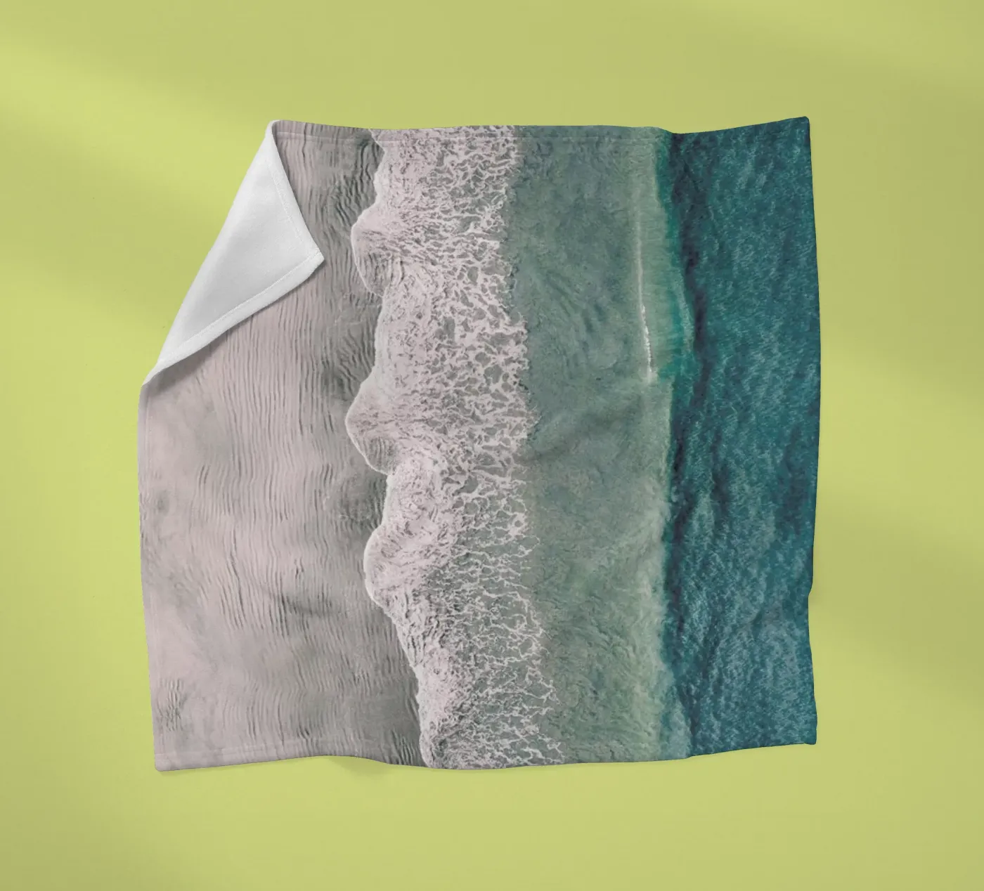 Ocean Waves 1 Fleecedecke von Airpixels