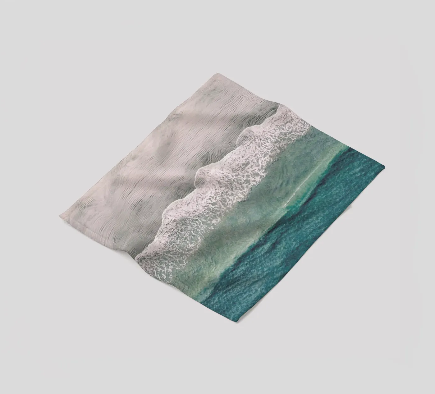 Ocean Waves 1 Fleecedecke von Airpixels