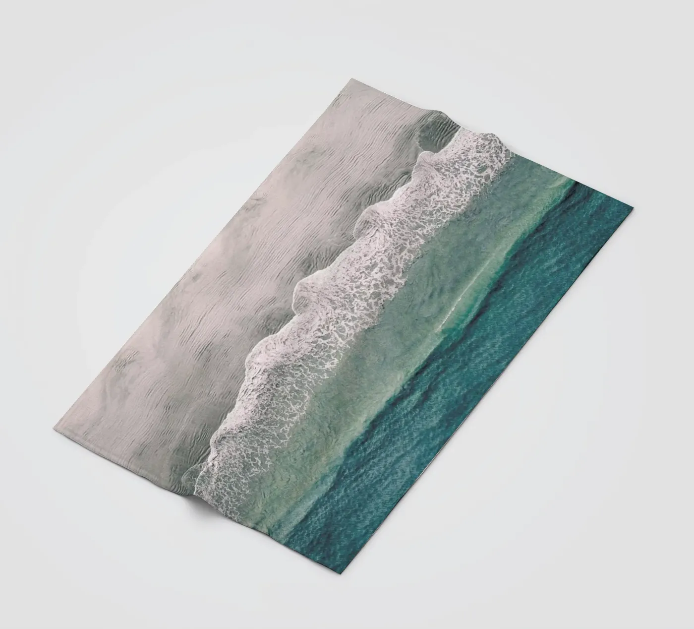 Ocean Waves 1 Fleecedecke von Airpixels
