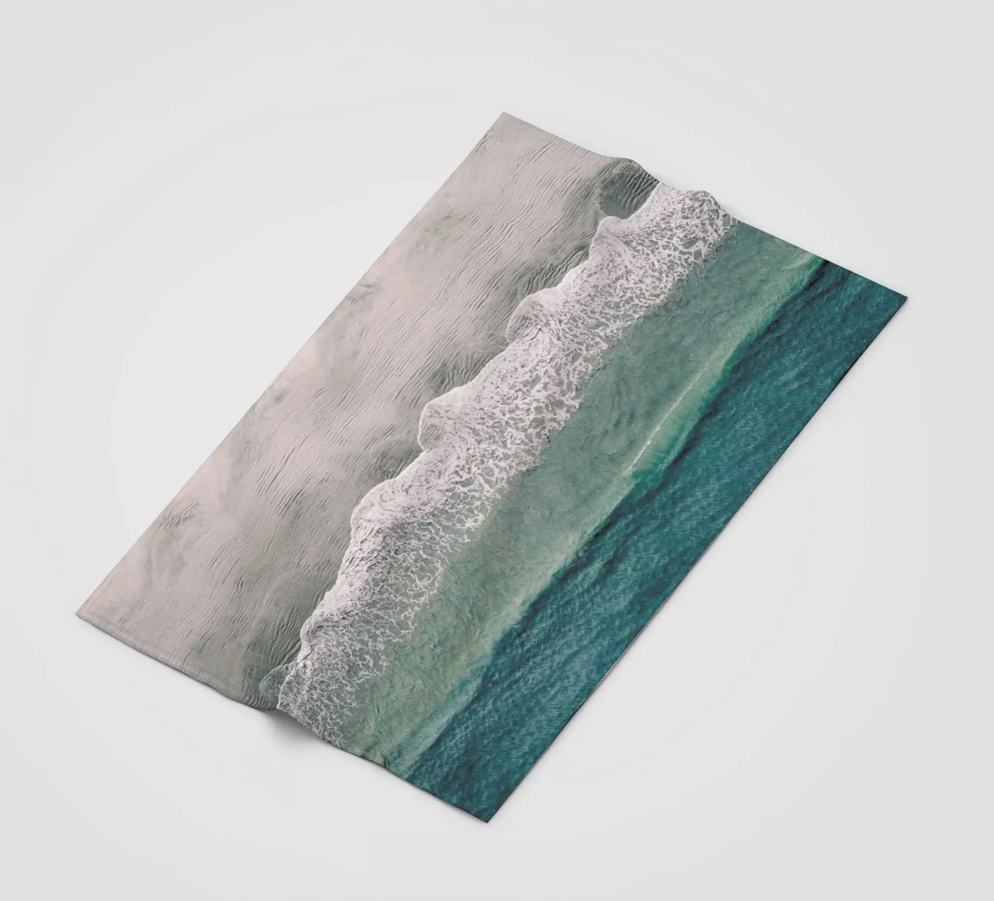 Ocean Waves 1 fleecedeken van Airpixels
