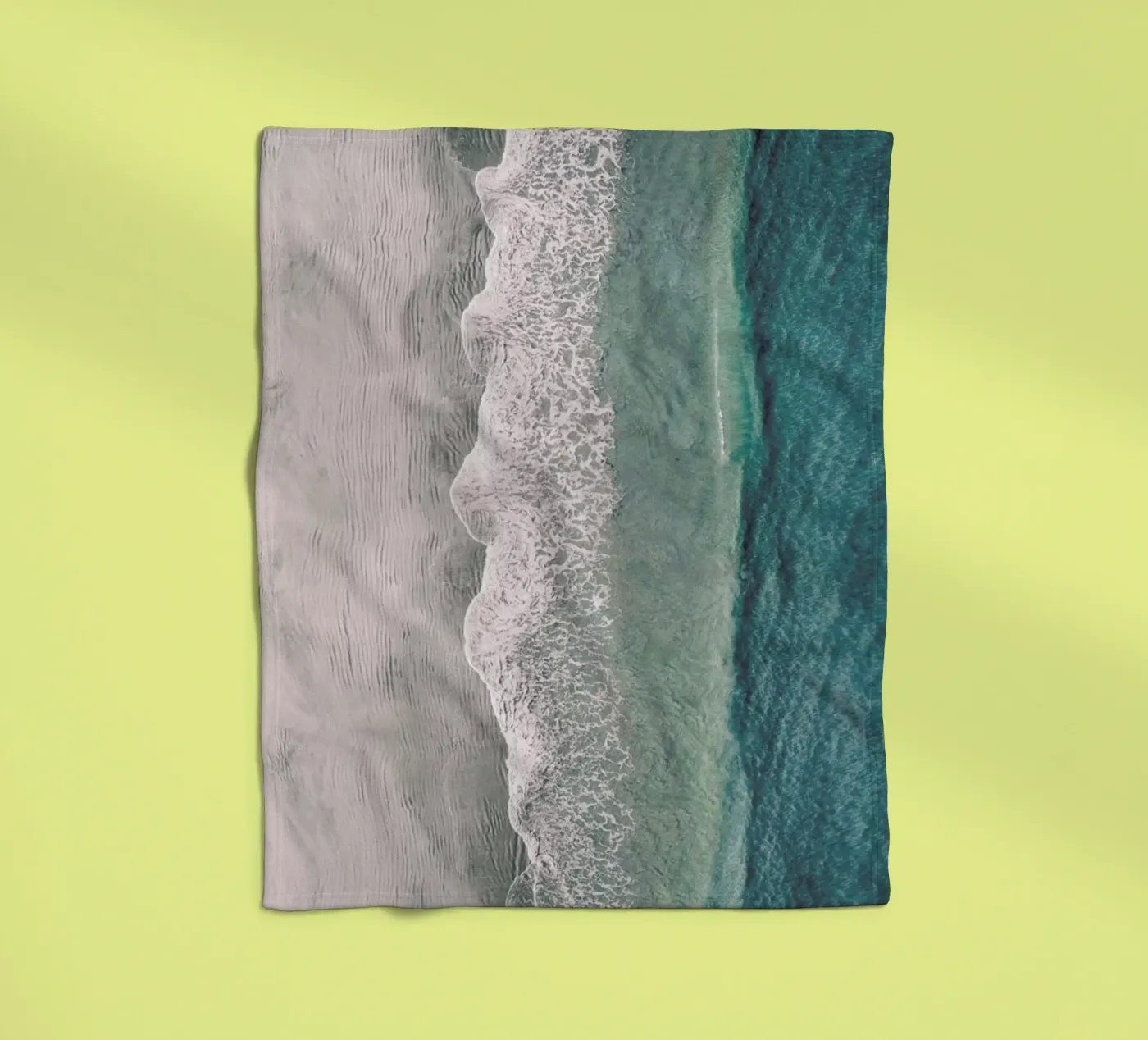 Ocean Waves 1 Fleecedecke von Airpixels