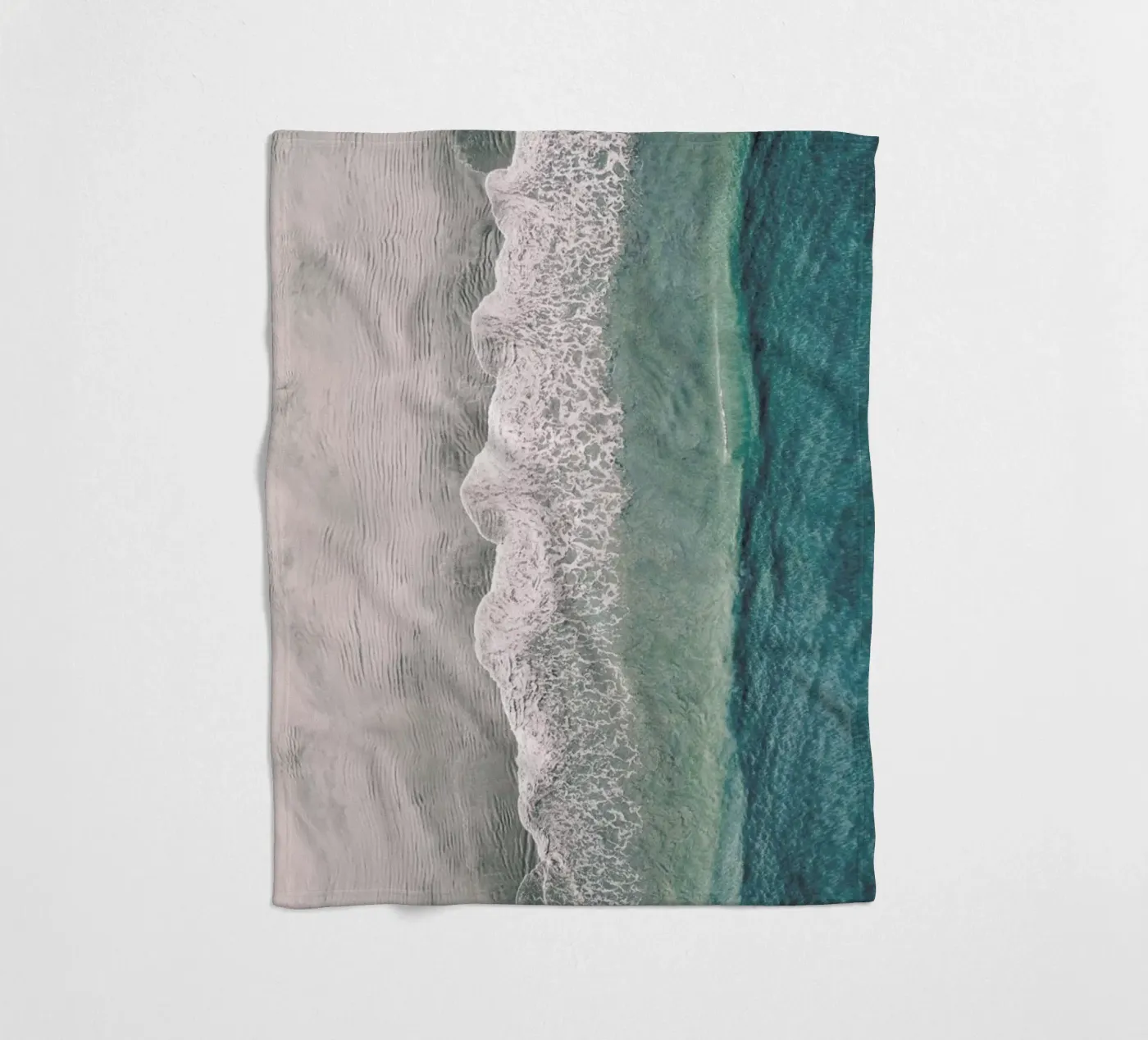 Ocean Waves 1 Fleecedecke von Airpixels
