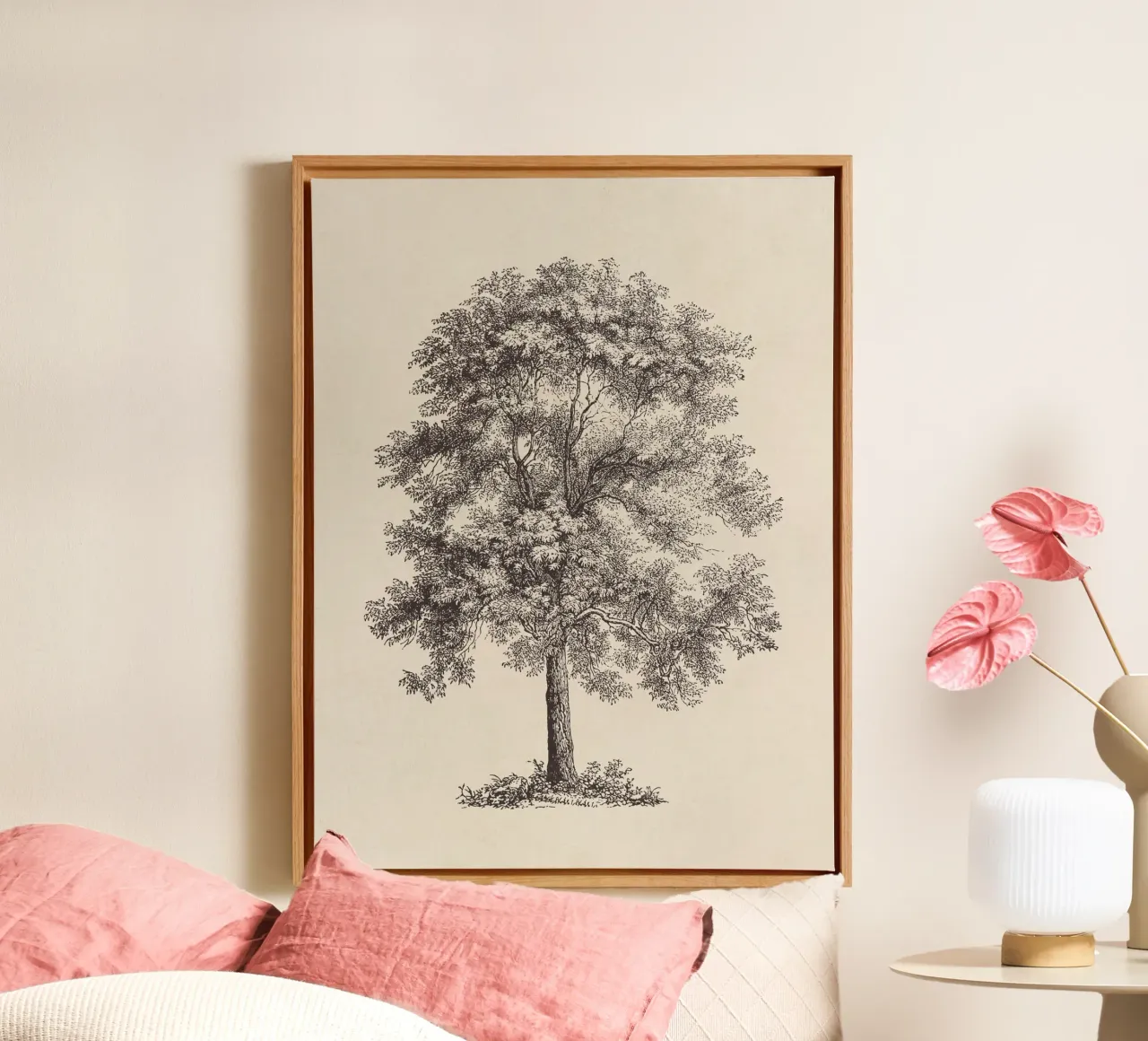 Tree Sketch - Common Ash tela da apoloprints
