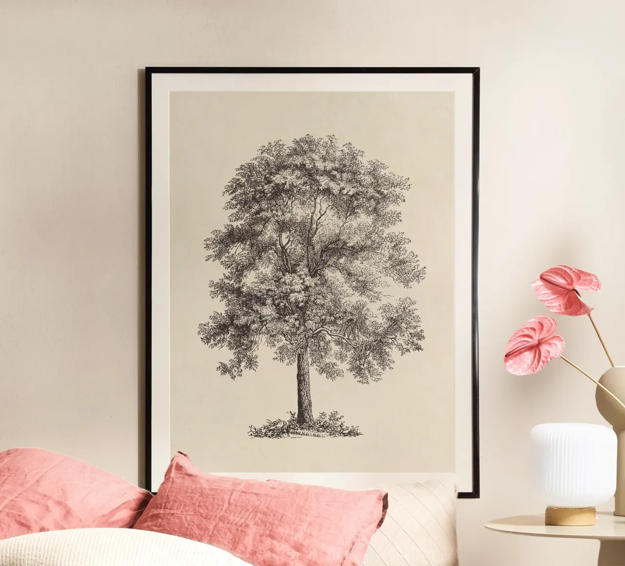 Tree Sketch - Common Ash poster da apoloprints
