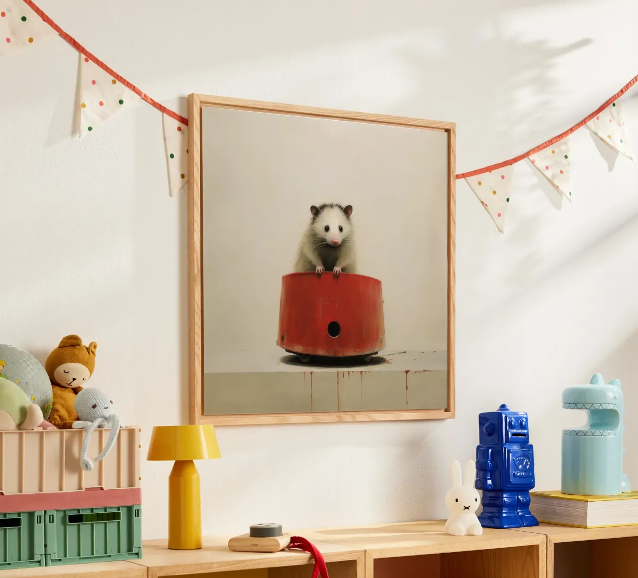 Minimal Opossum plexiglass da Minimal Animal Art