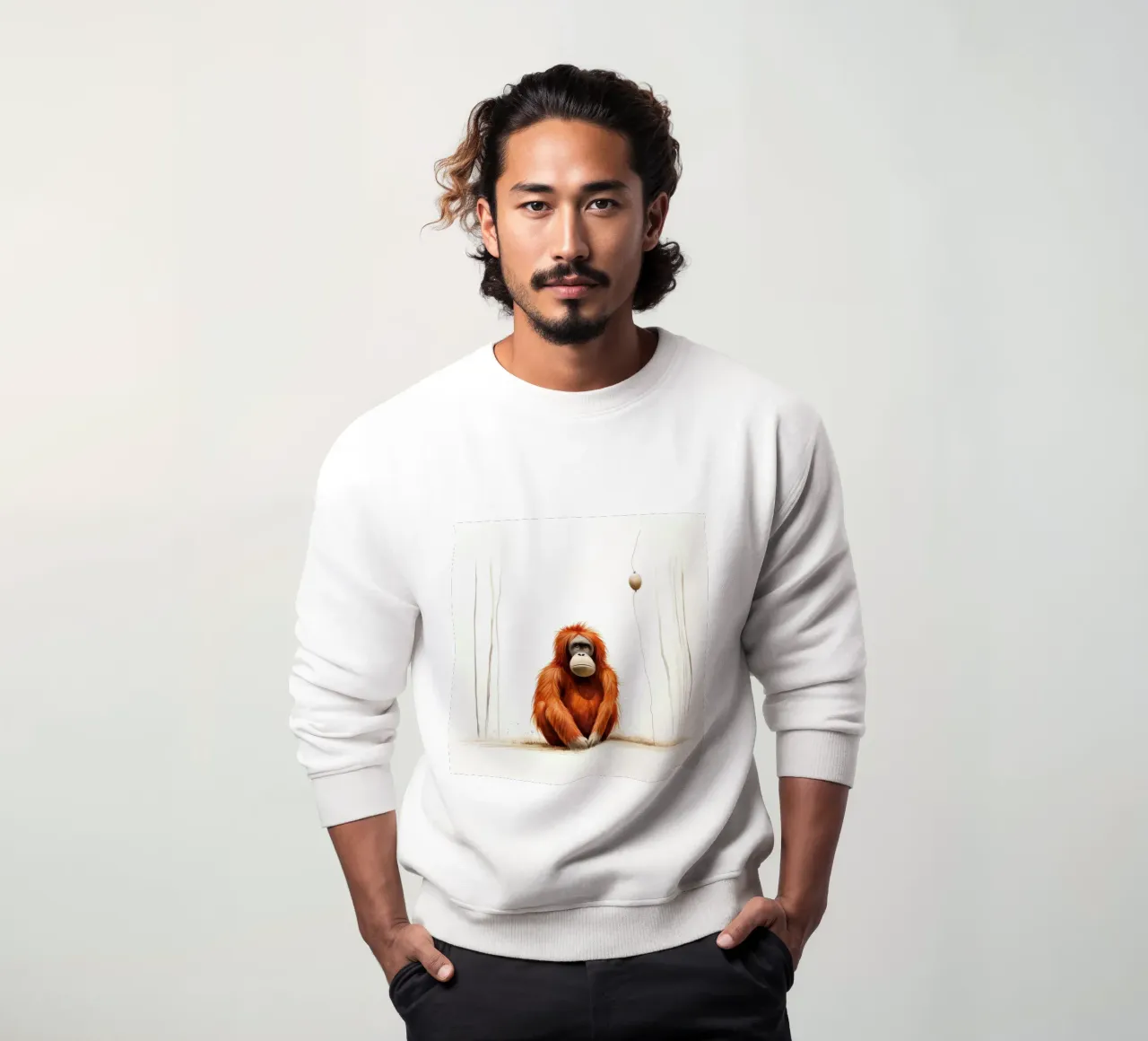 Minimum Orang-outan 2 sweat de Minimal Animal Art