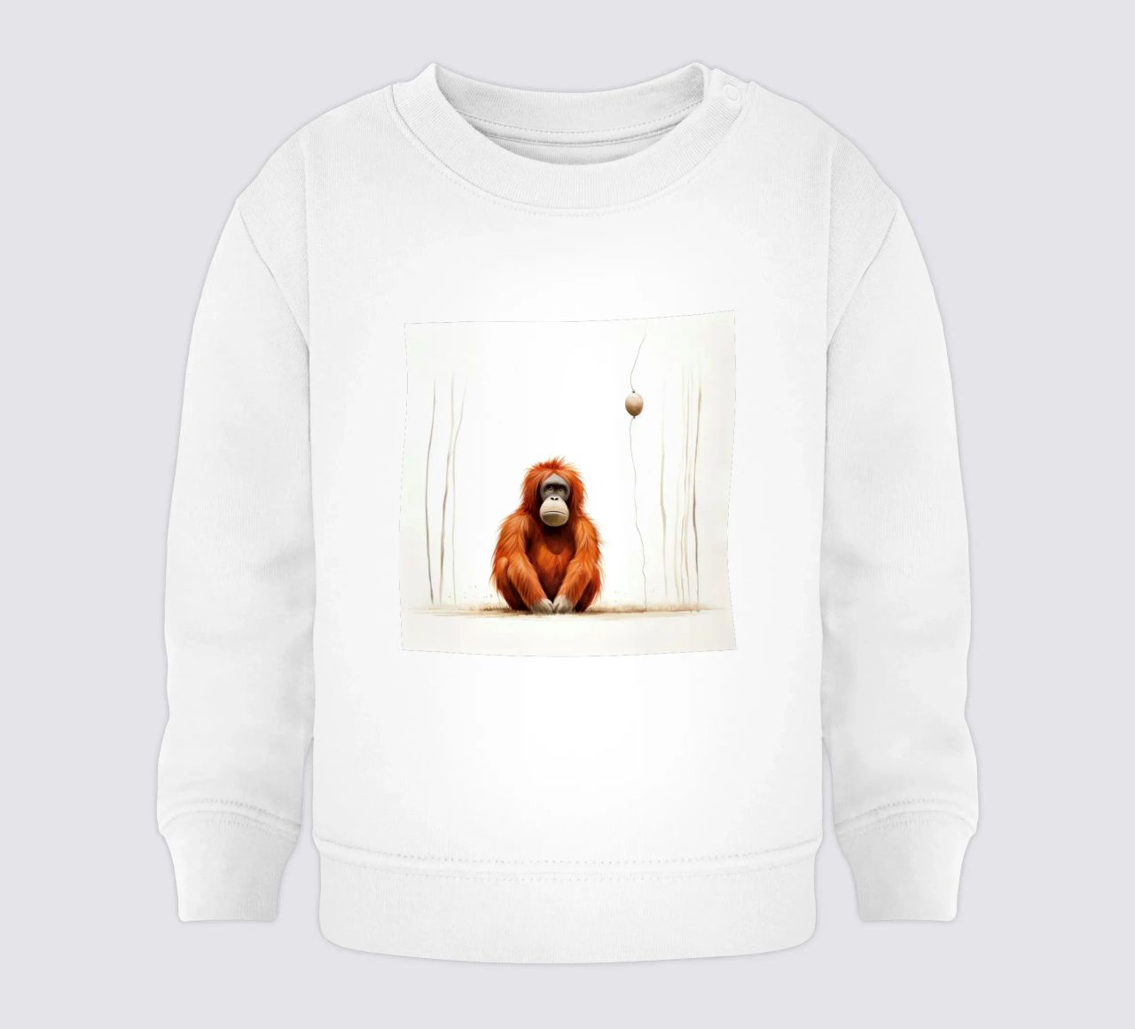 Orangutan minimo 2 felpa neonato da Minimal Animal Art