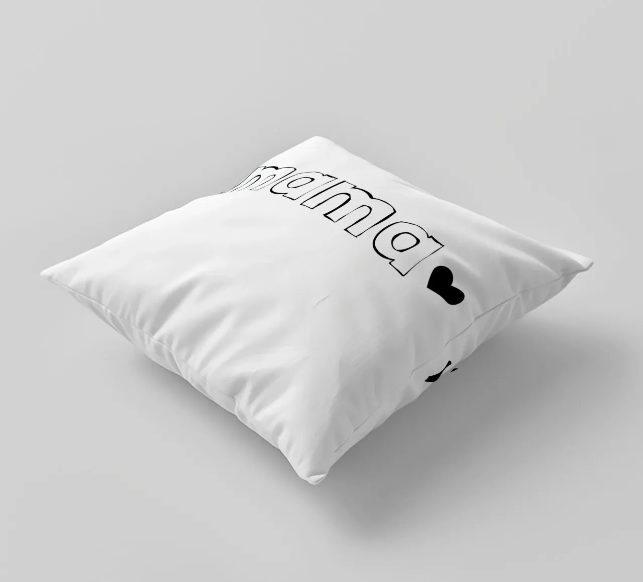 Mamma con un cuore alla fine cuscino da ArtDesign by KBK