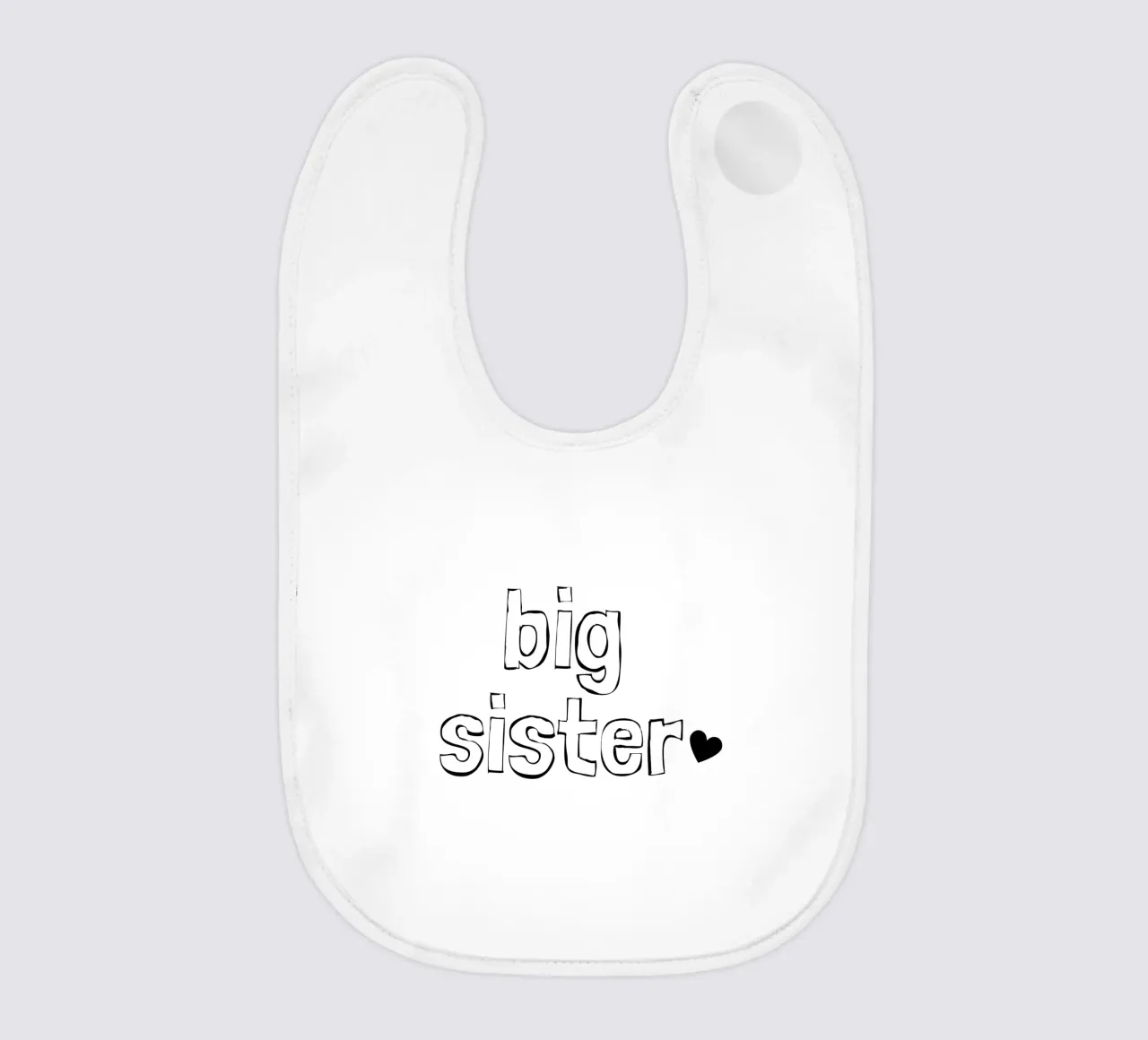 Una sorella maggiore con un cuore bavaglino da ArtDesign by KBK