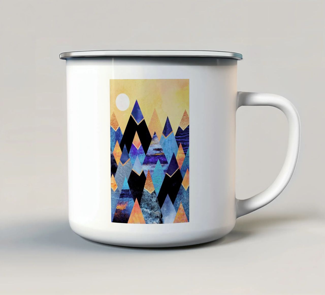 Blue Mountains tazza in smalto da Elisabeth Fredriksson