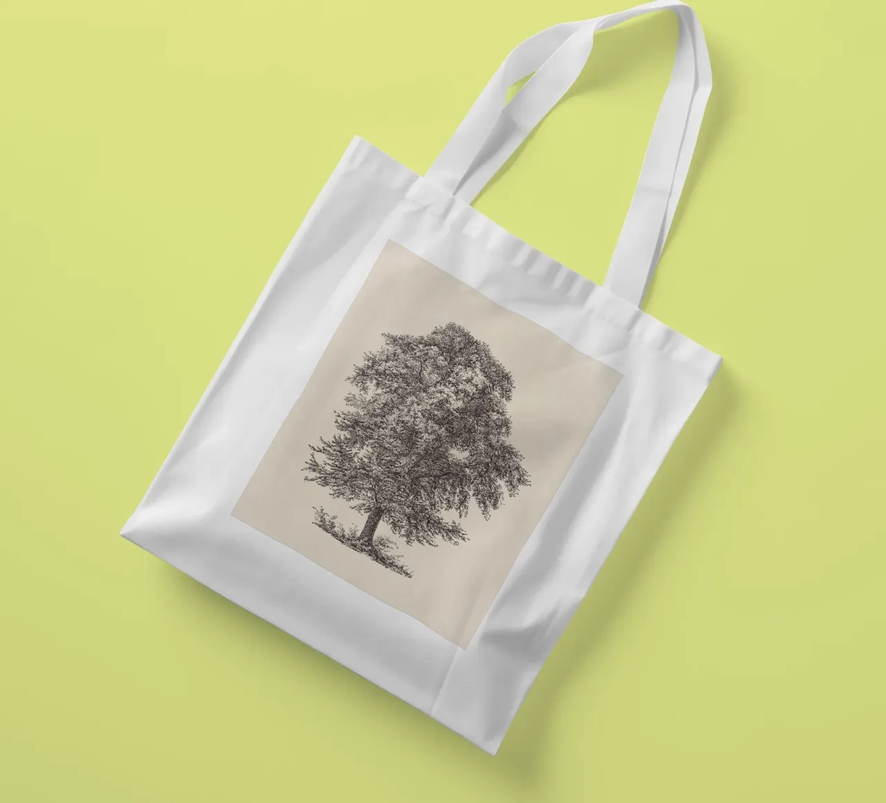 Tree Sketch - Common Beech borsa in juta da apoloprints