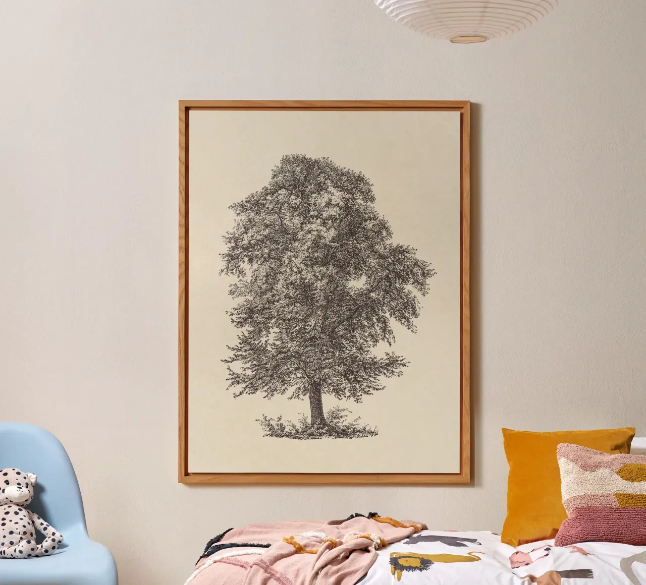 Tree Sketch - Common Beech alluminio dibond da apoloprints