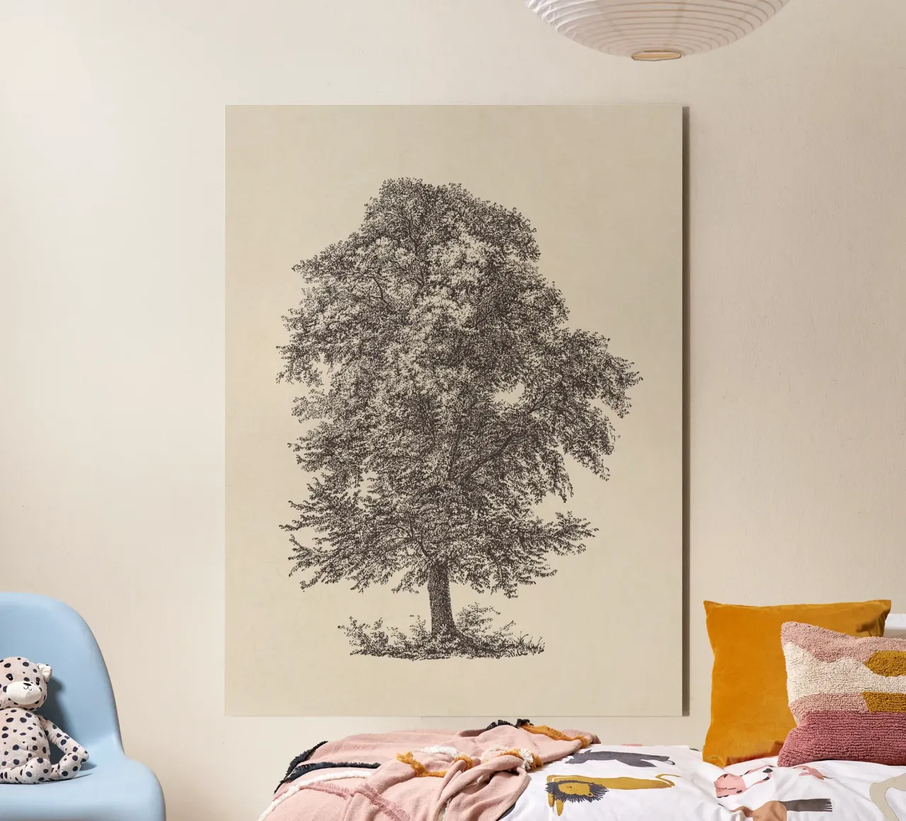 Tree Sketch - Common Beech alluminio dibond da apoloprints