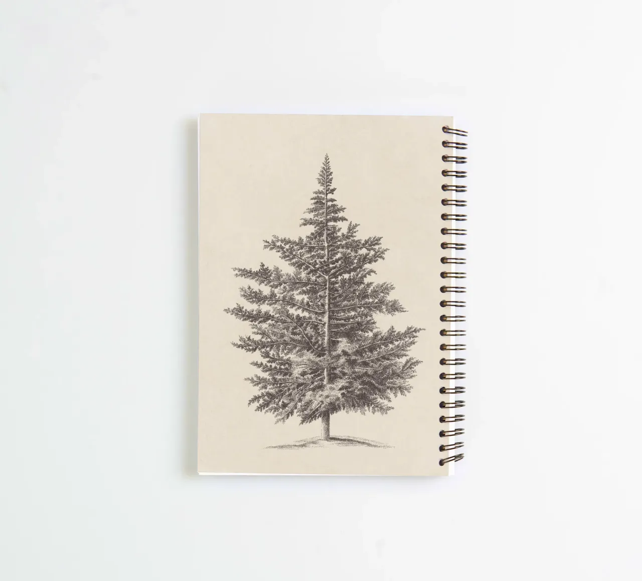 Tree Sketch - Conifer diario ad anelli da apoloprints