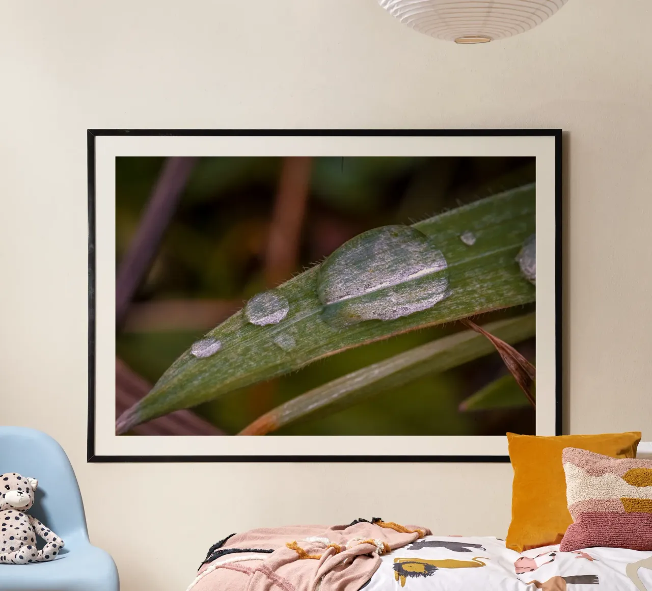 Gocce d'acqua su un filo d'erba carta hahnemühle da Marcus Beckert | Fotografie