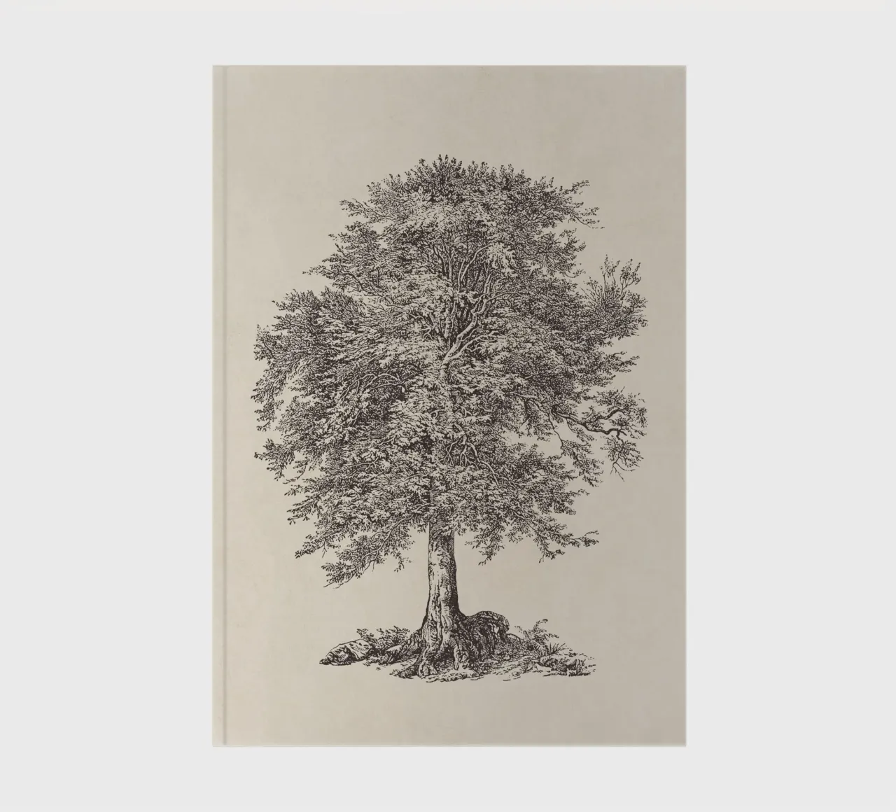 Tree Sketch - Elm notebook by apoloprints