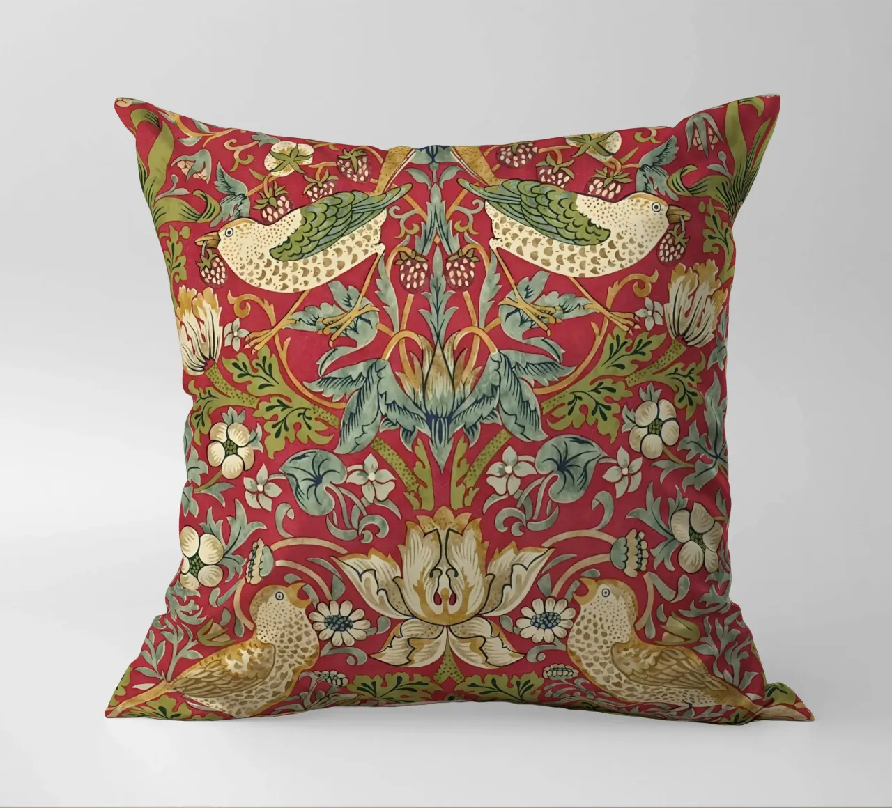 William Morris - ladro di fragole cuscino da William Store