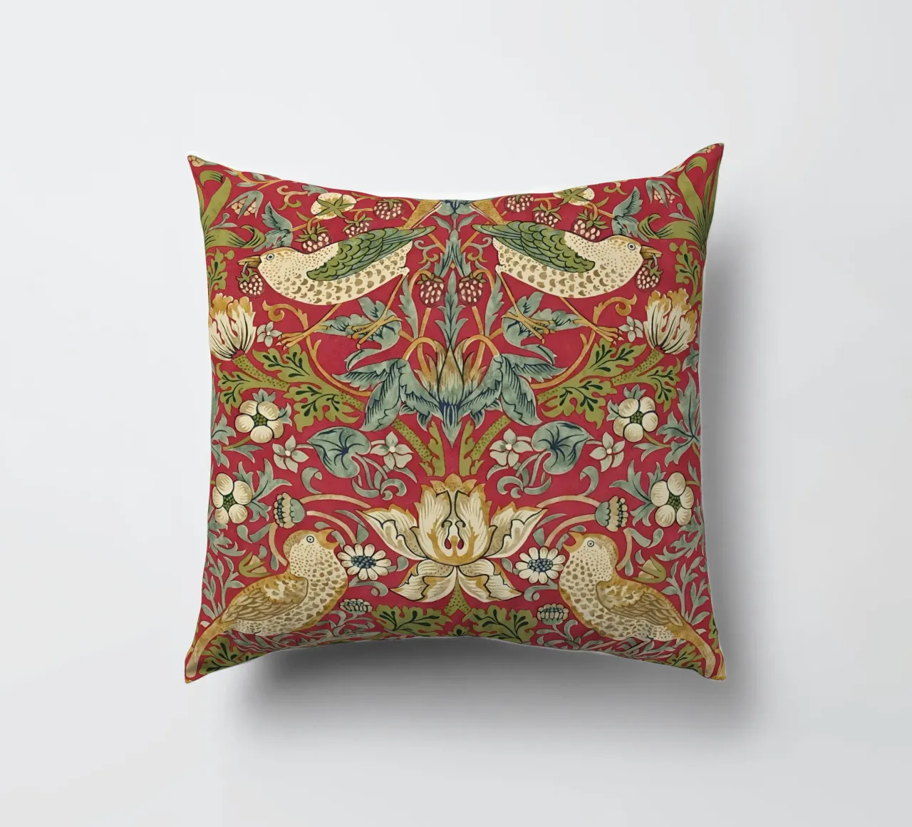 William Morris - ladro di fragole cuscino da William Store