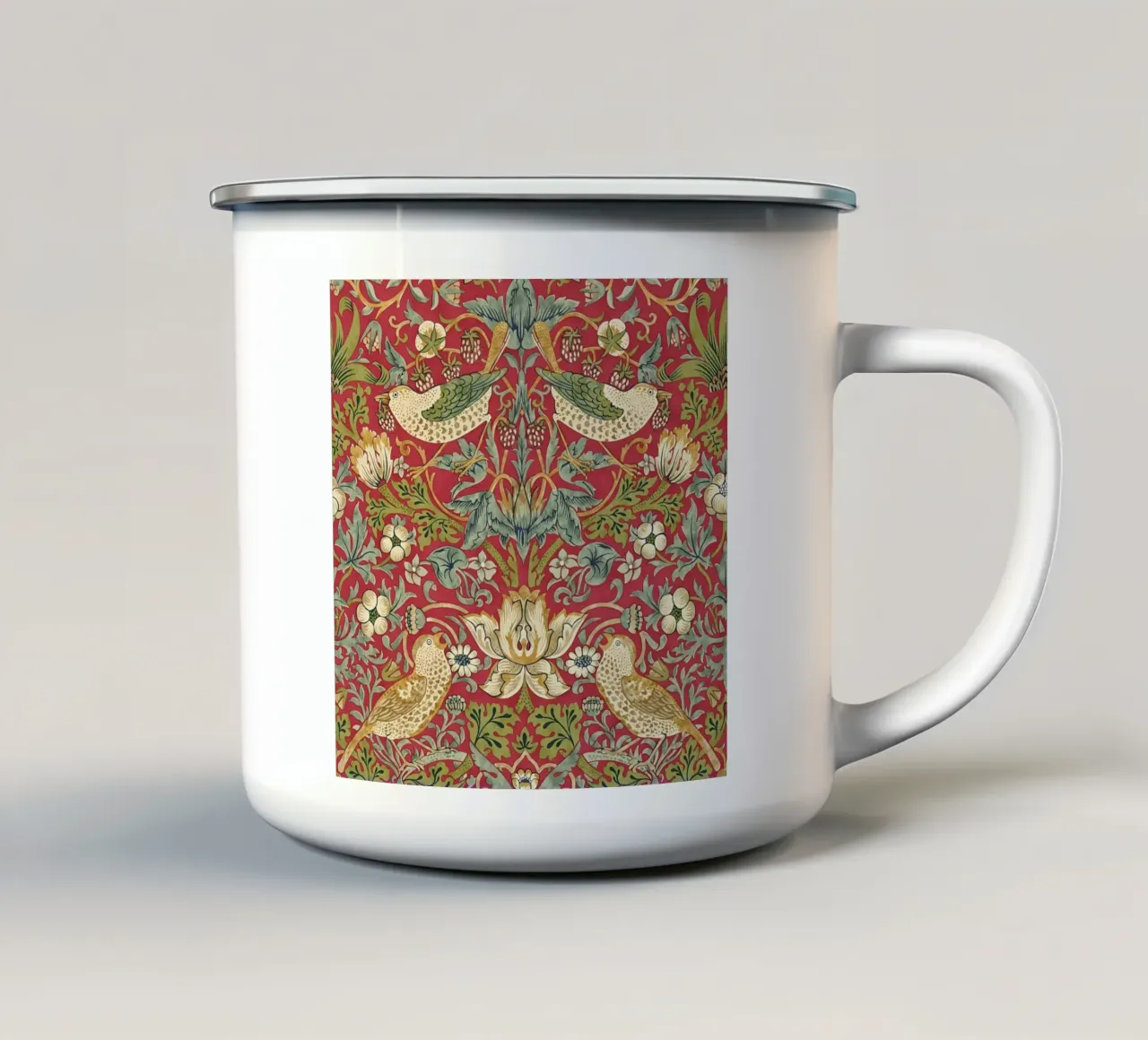 William Morris - ladro di fragole tazza in smalto da William Store
