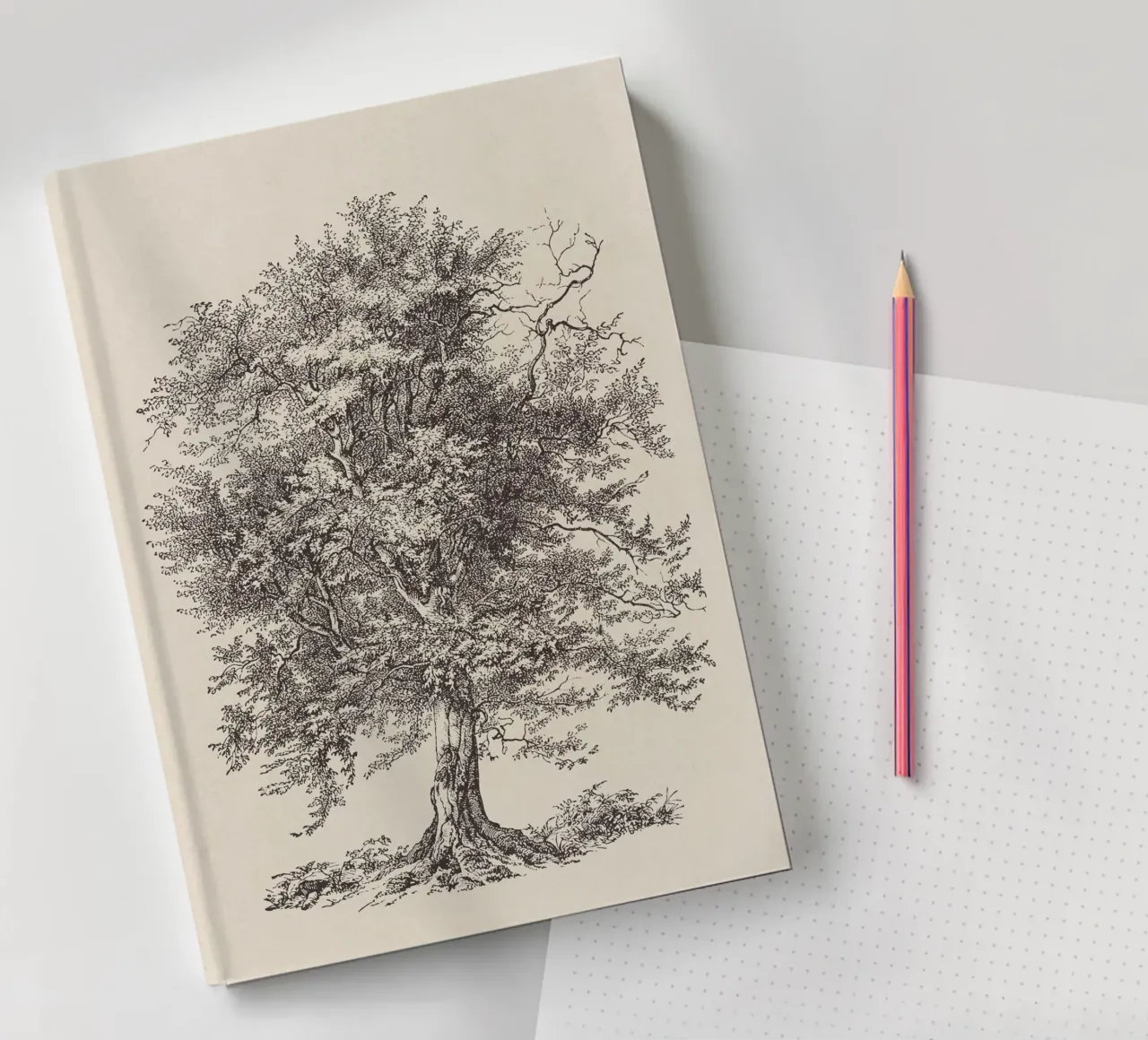 Tree Sketch - Hornbeam notebook by apoloprints