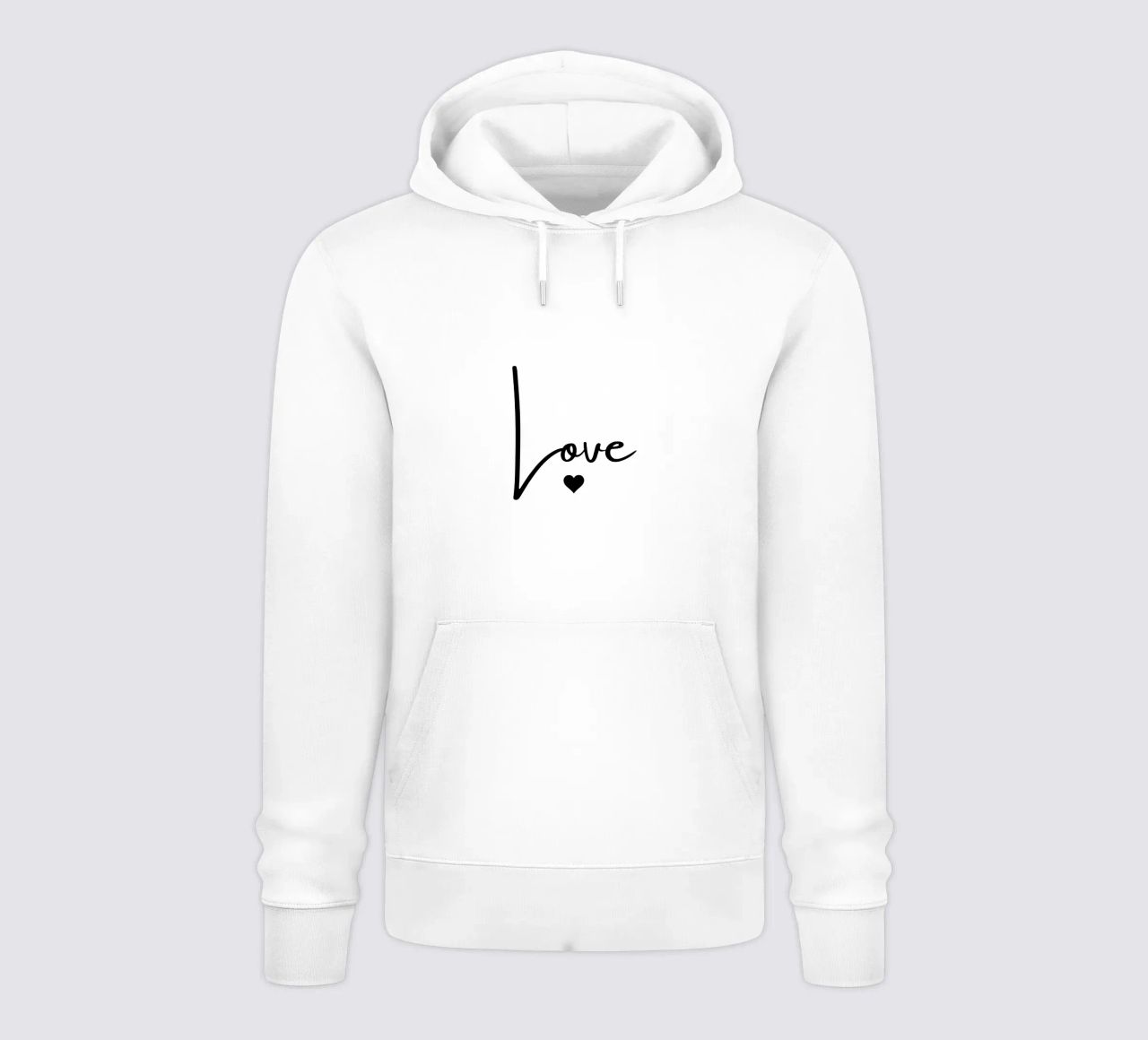 Un grande amore con un piccolo cuore felpa con cappuccio da ArtDesign by KBK