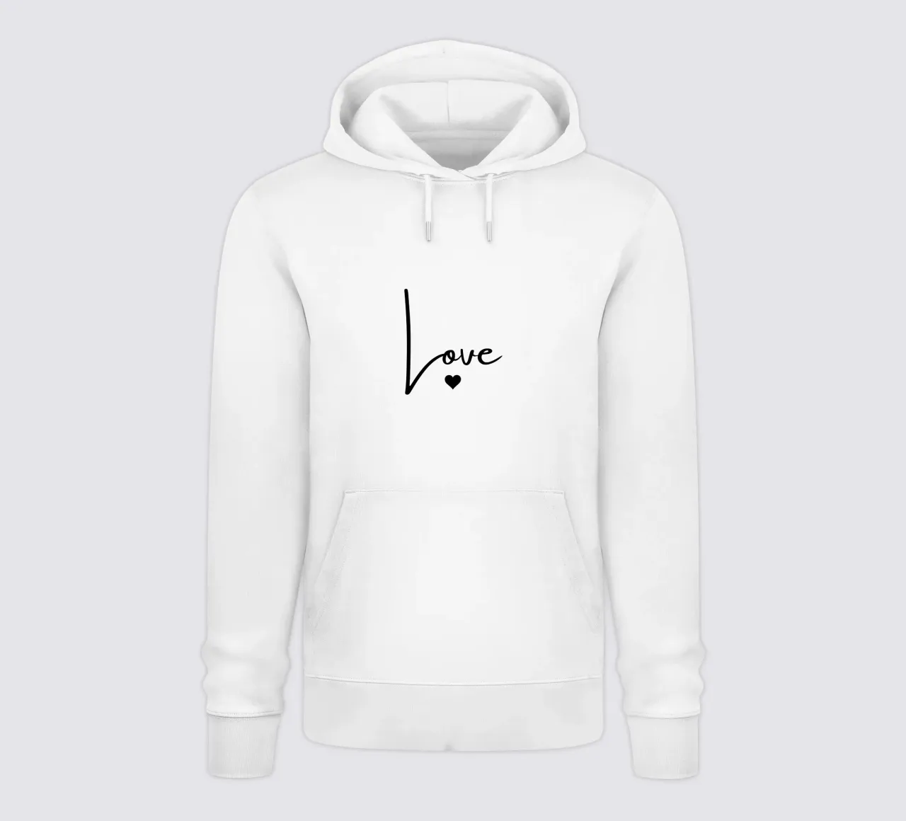 Un grande amore con un piccolo cuore felpa con cappuccio da ArtDesign by KBK