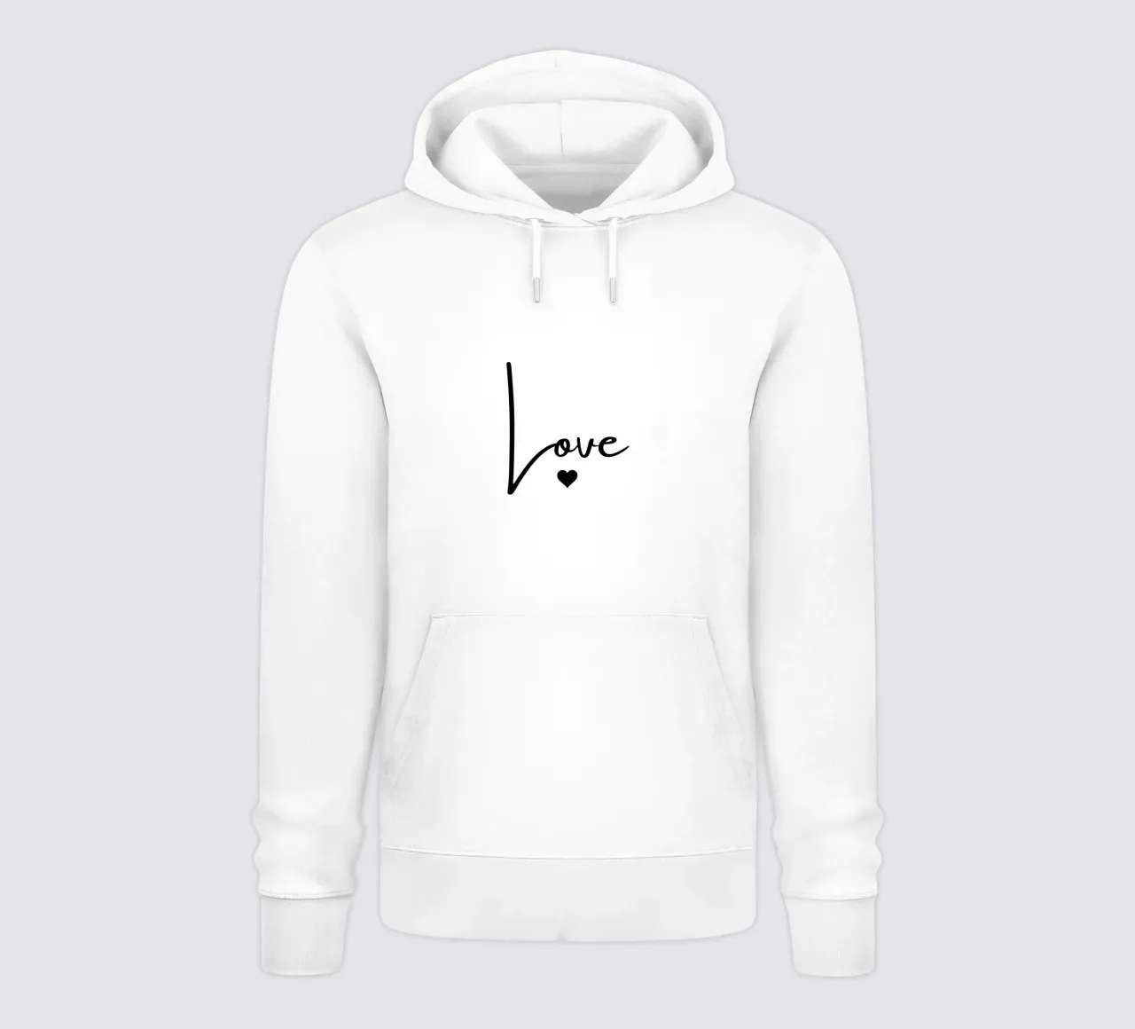 Un grande amore con un piccolo cuore felpa con cappuccio da ArtDesign by KBK