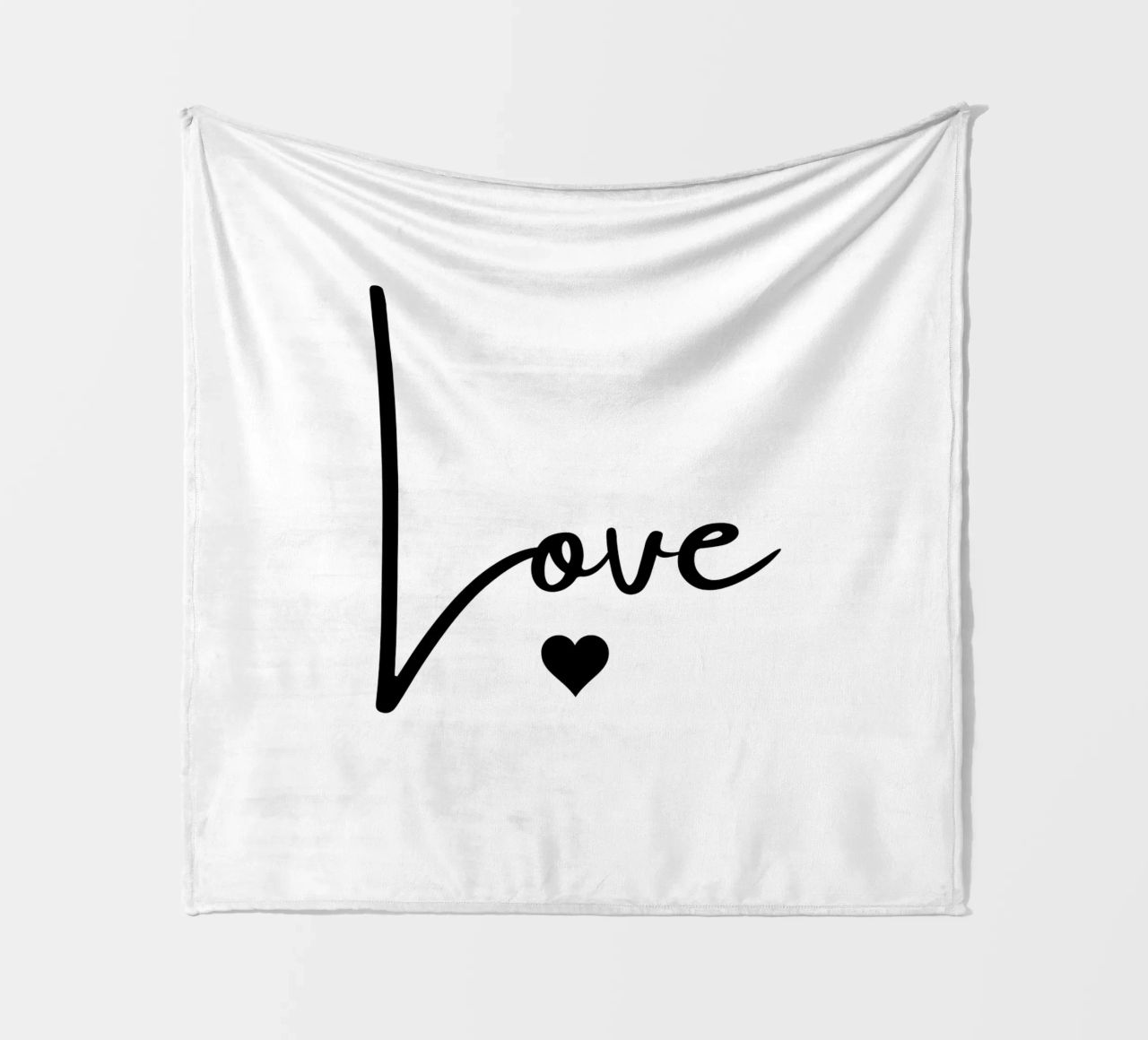 Un grande amore con un piccolo cuore coperta in pile da ArtDesign by KBK
