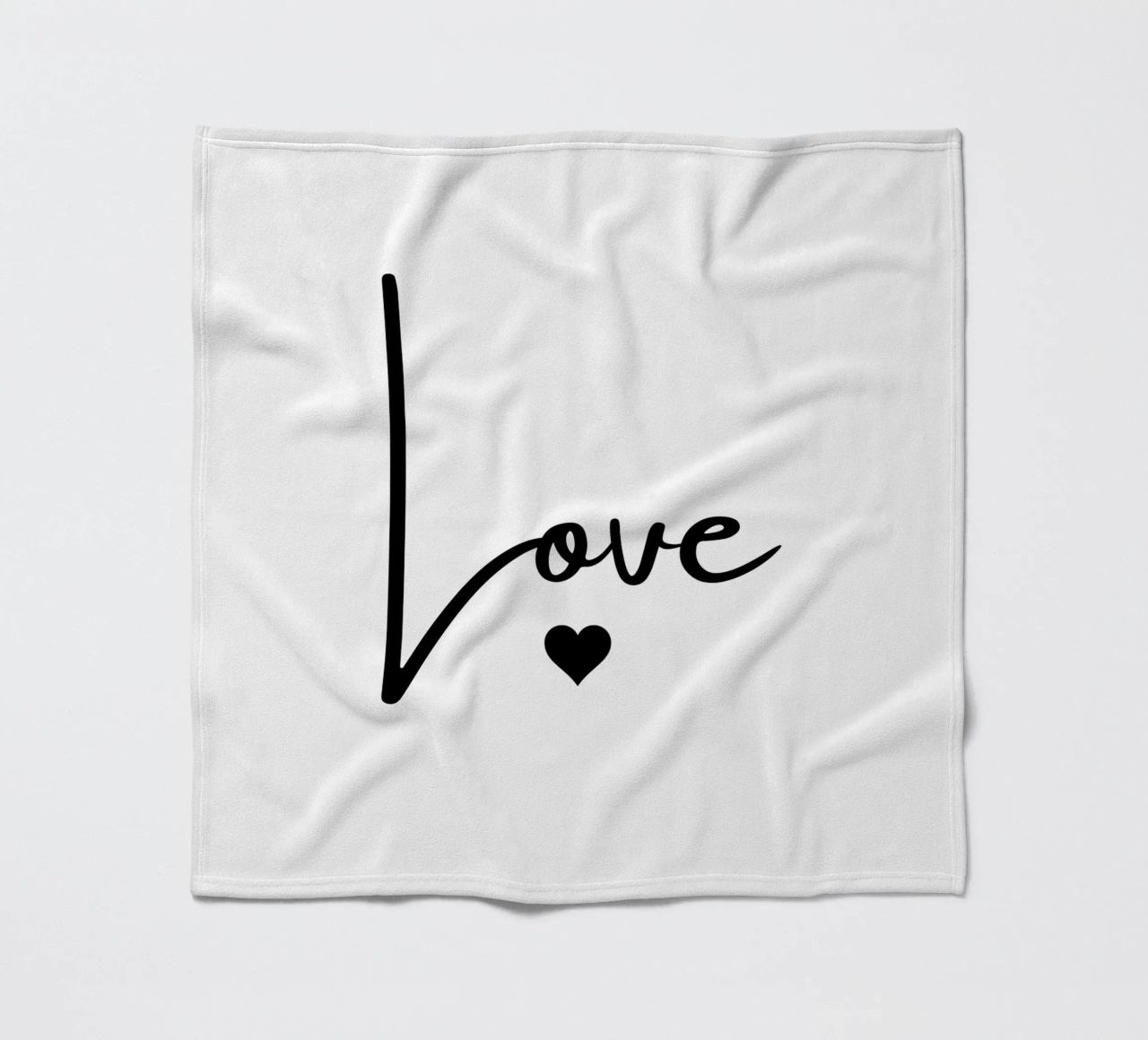 Un grande amore con un piccolo cuore coperta in pile da ArtDesign by KBK