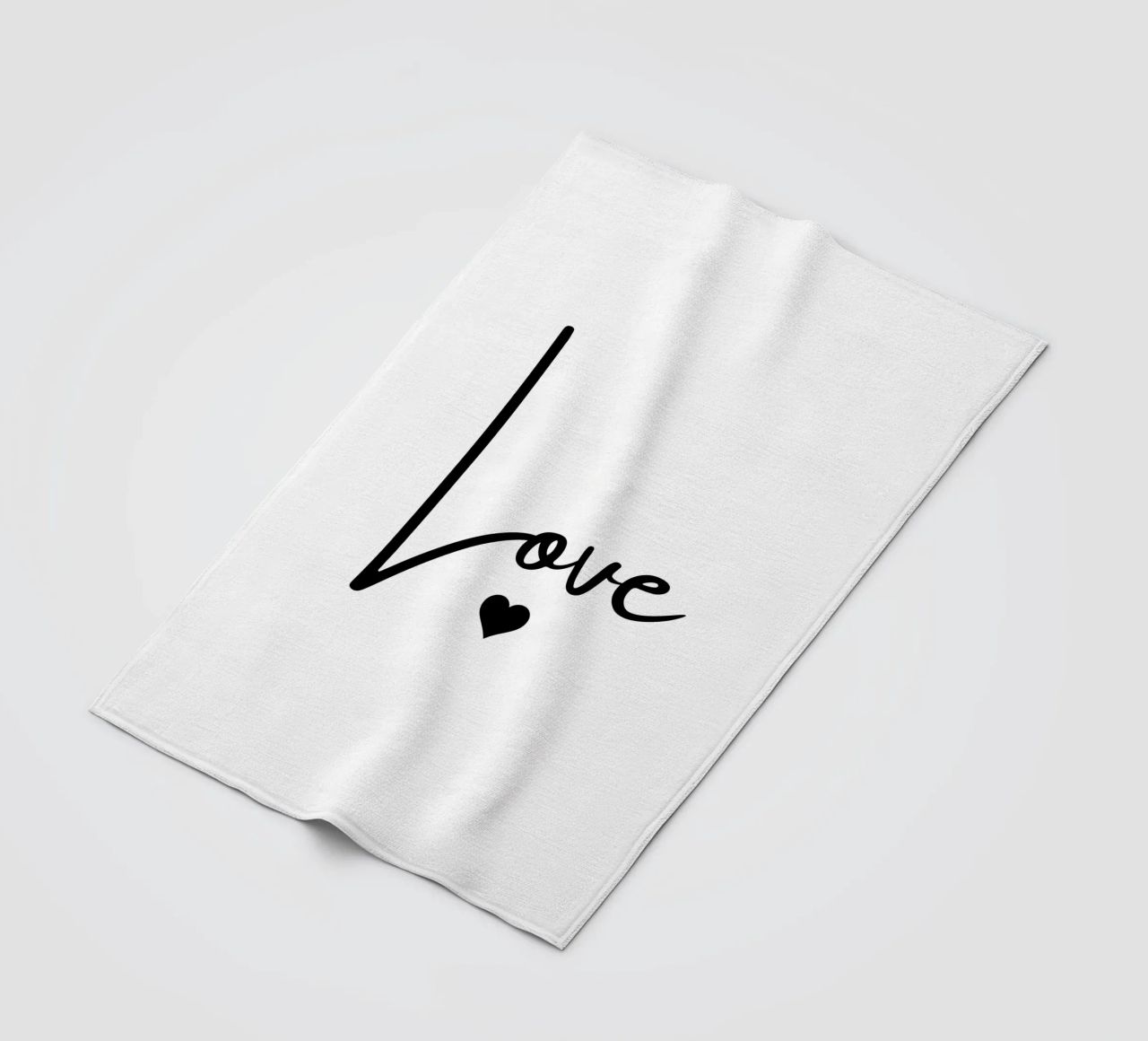Un grande amore con un piccolo cuore coperta in pile da ArtDesign by KBK
