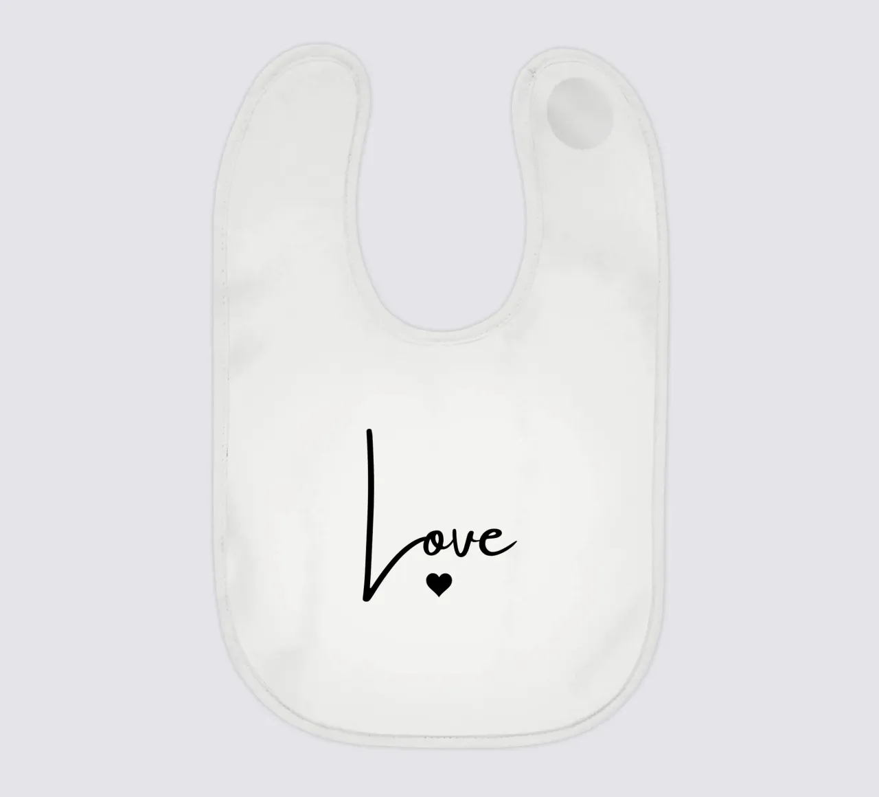 Un grande amore con un piccolo cuore bavaglino da ArtDesign by KBK