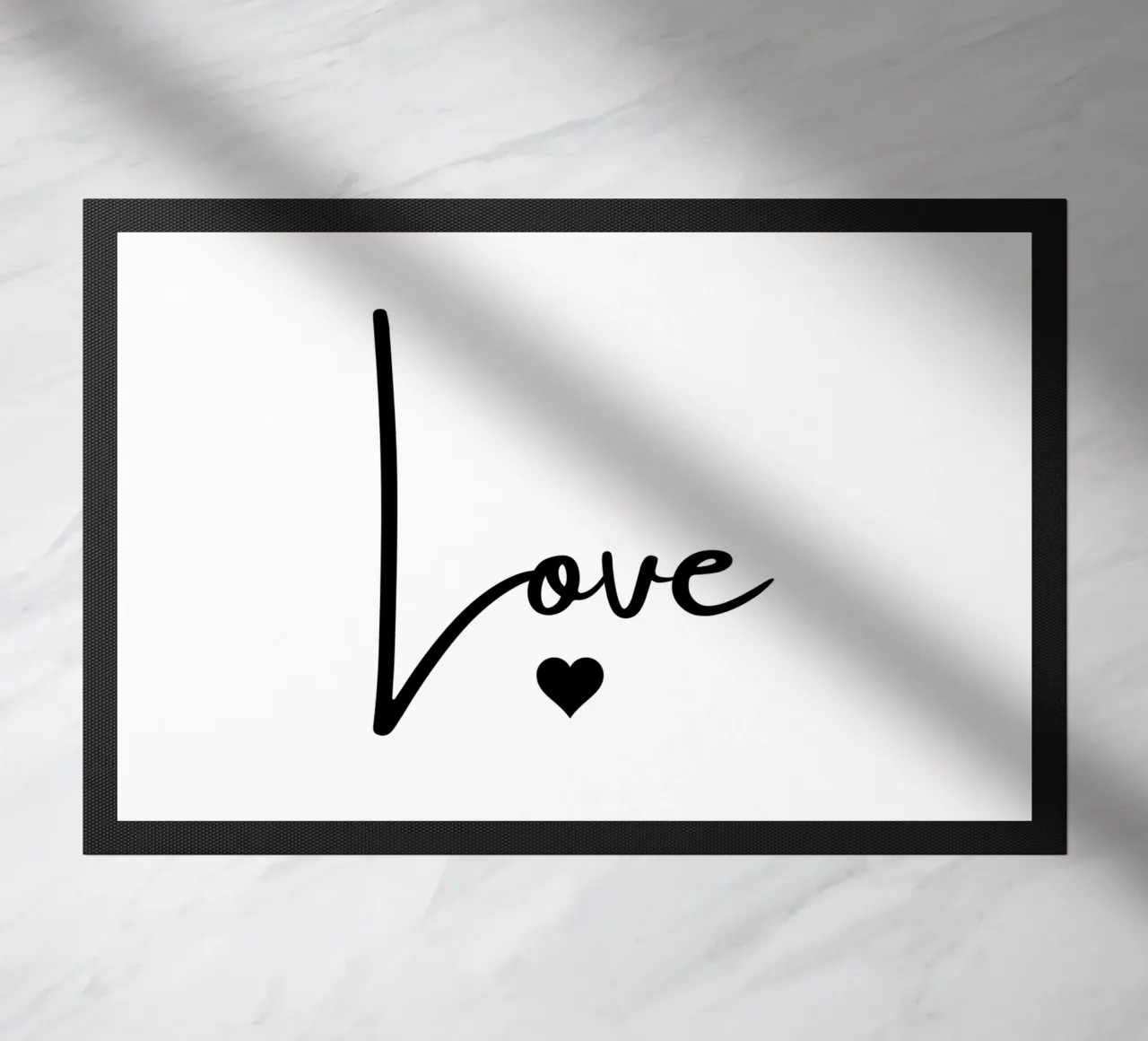 Un grande amore con un piccolo cuore zerbino da ArtDesign by KBK