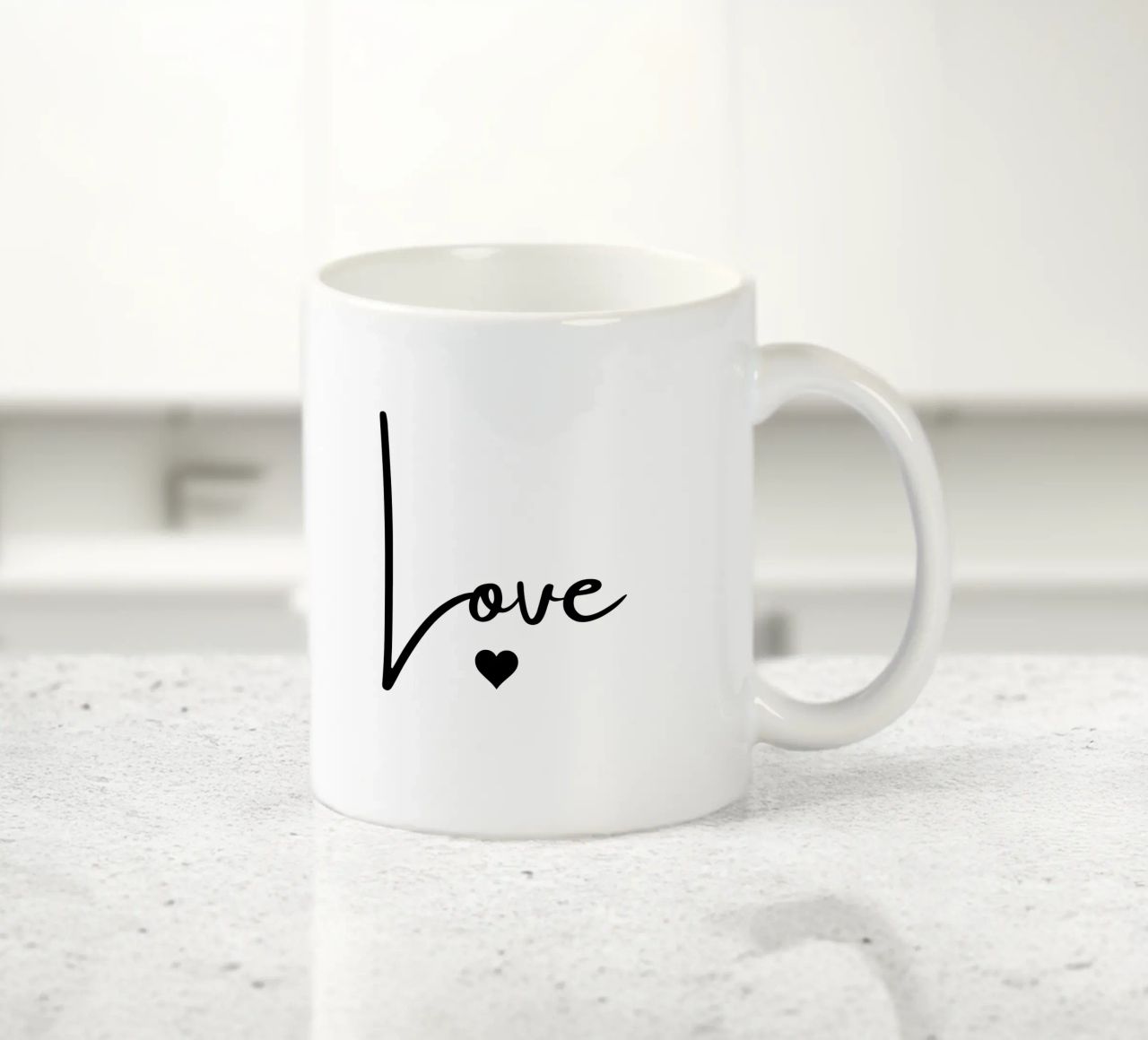 Un grande amore con un piccolo cuore tazza in ceramica da ArtDesign by KBK