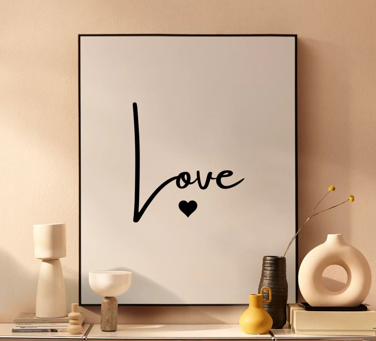 Un grande amore con un piccolo cuore plexiglass da ArtDesign by KBK