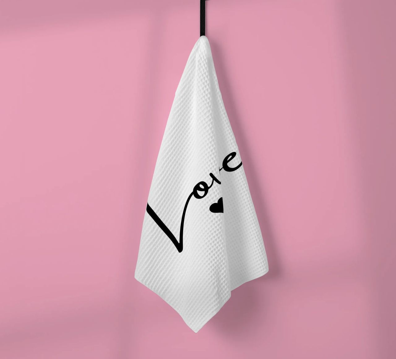 Un grande amore con un piccolo cuore canovaccio da cucina da ArtDesign by KBK