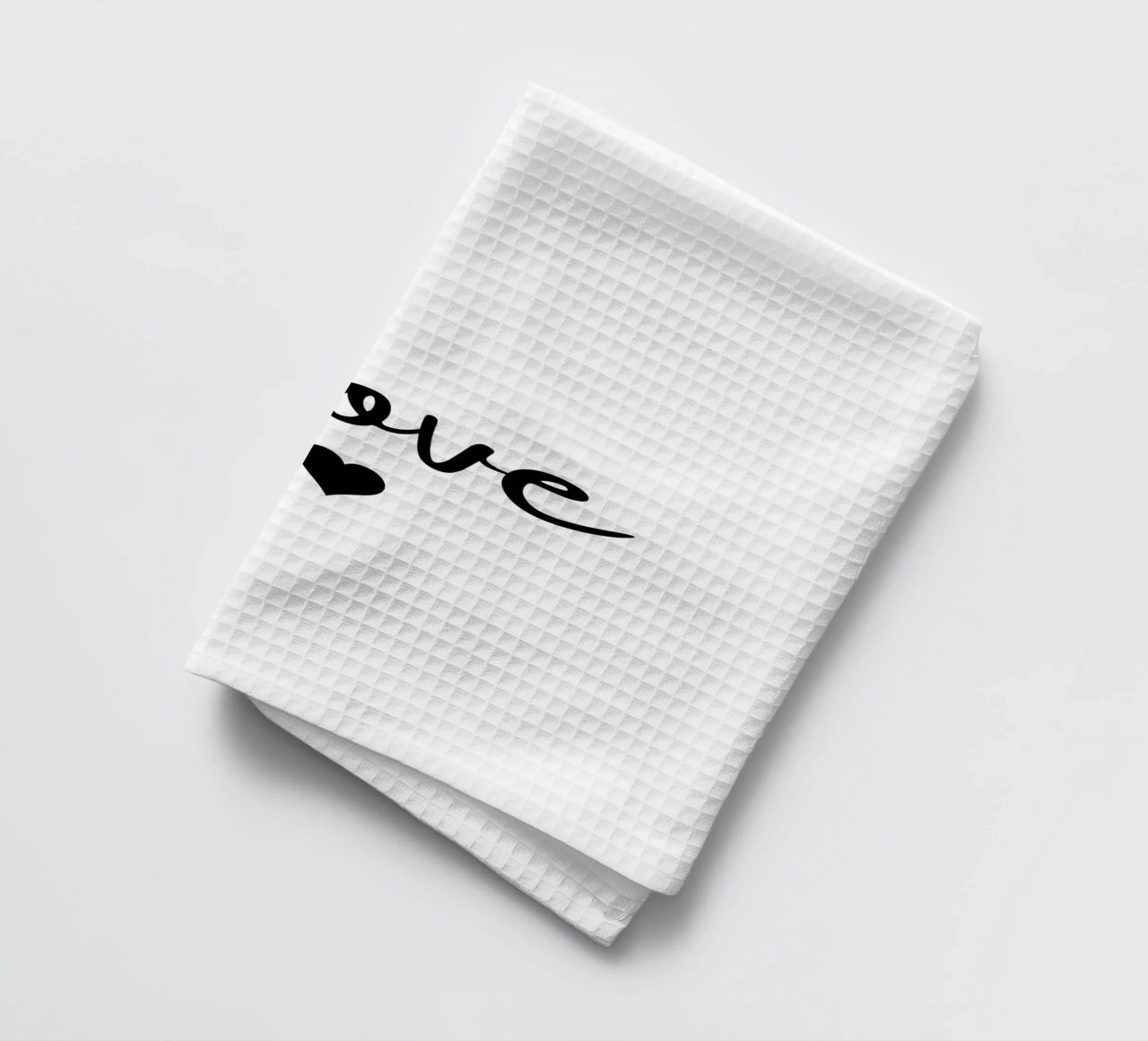Un grande amore con un piccolo cuore canovaccio da cucina da ArtDesign by KBK