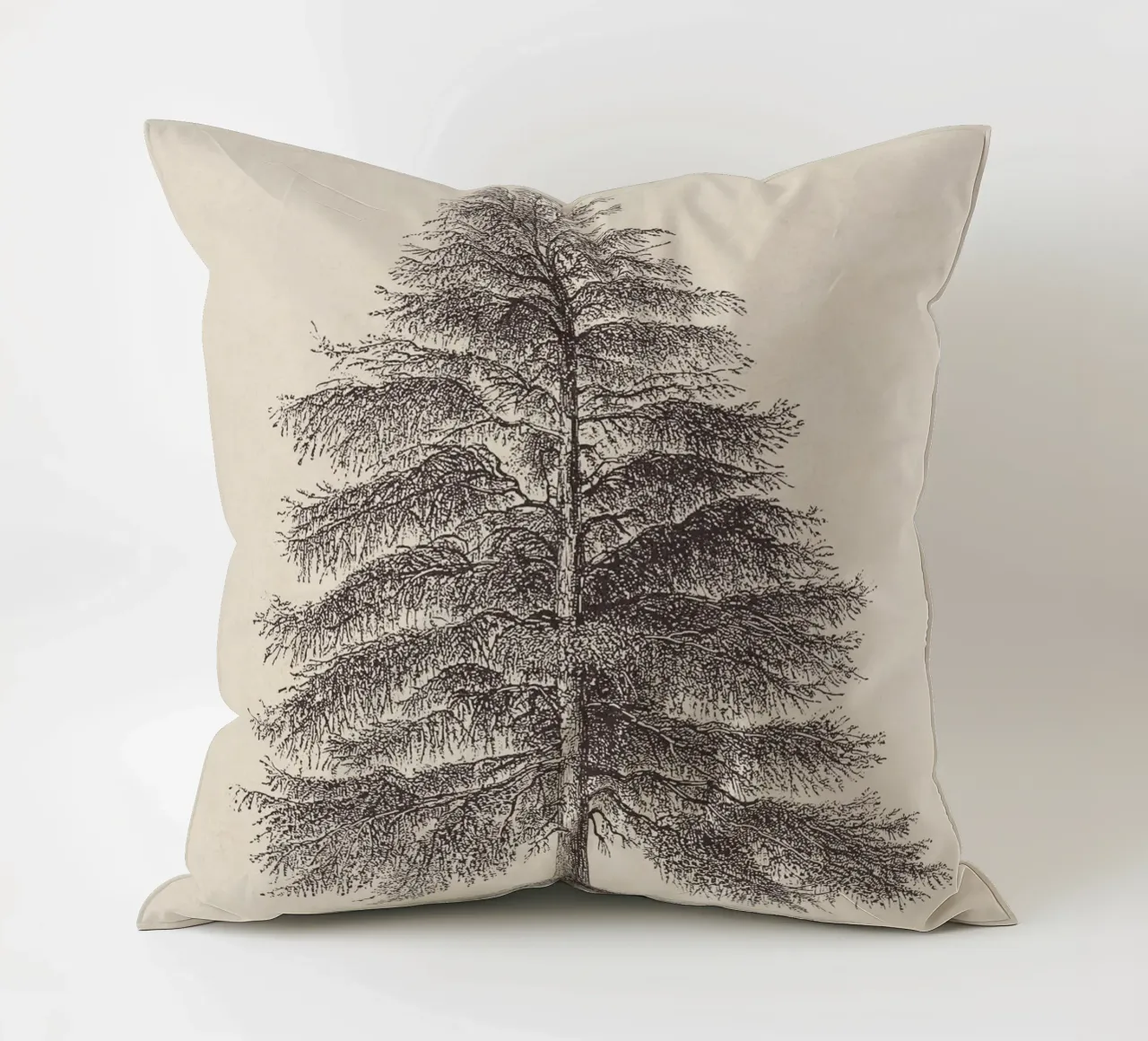 Tree Sketch - Larch cuscino da apoloprints