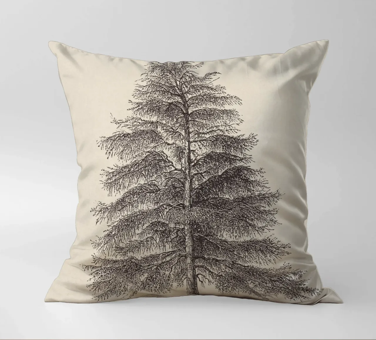 Tree Sketch - Larch cuscino da apoloprints
