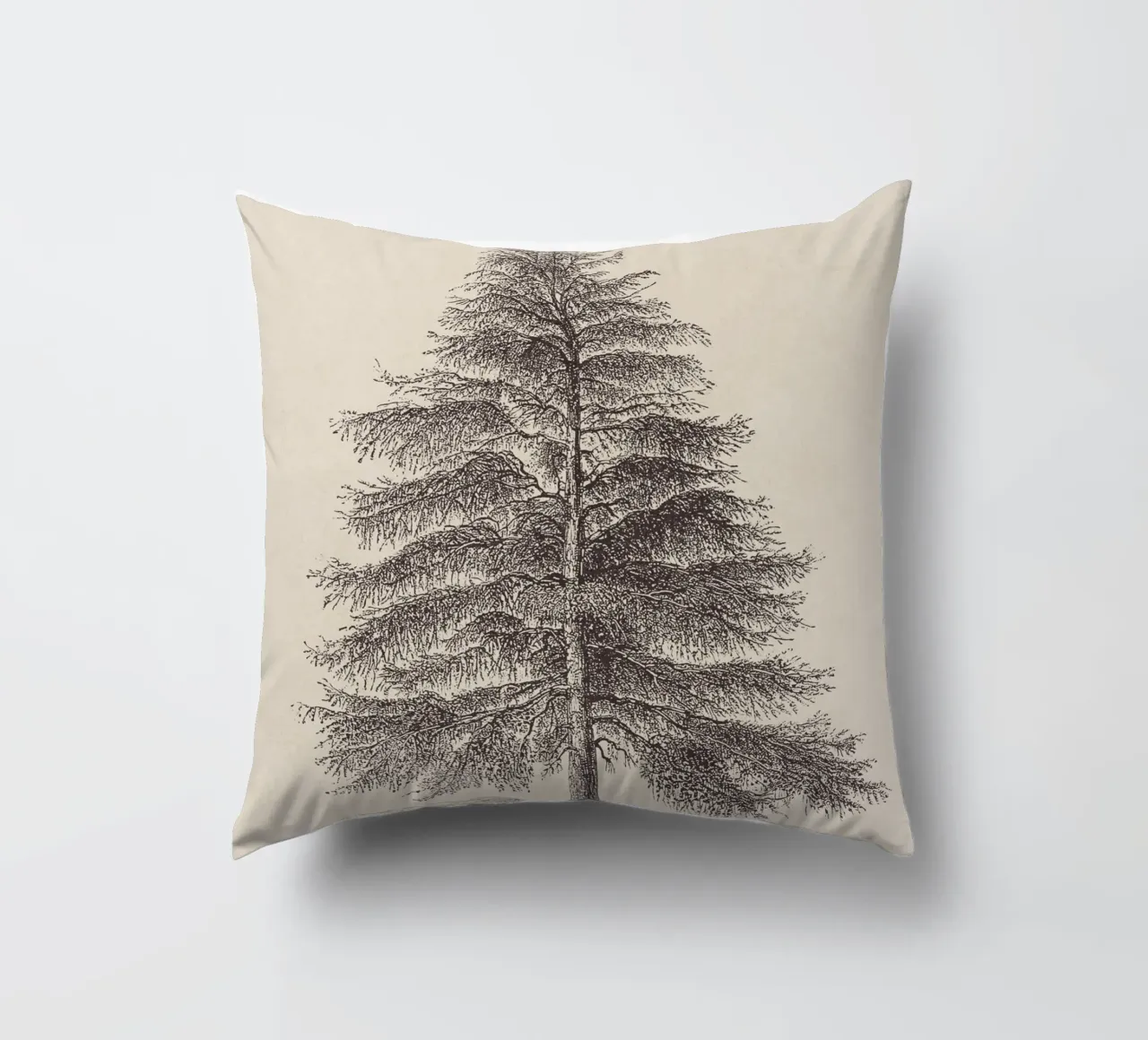 Tree Sketch - Larch cuscino da apoloprints