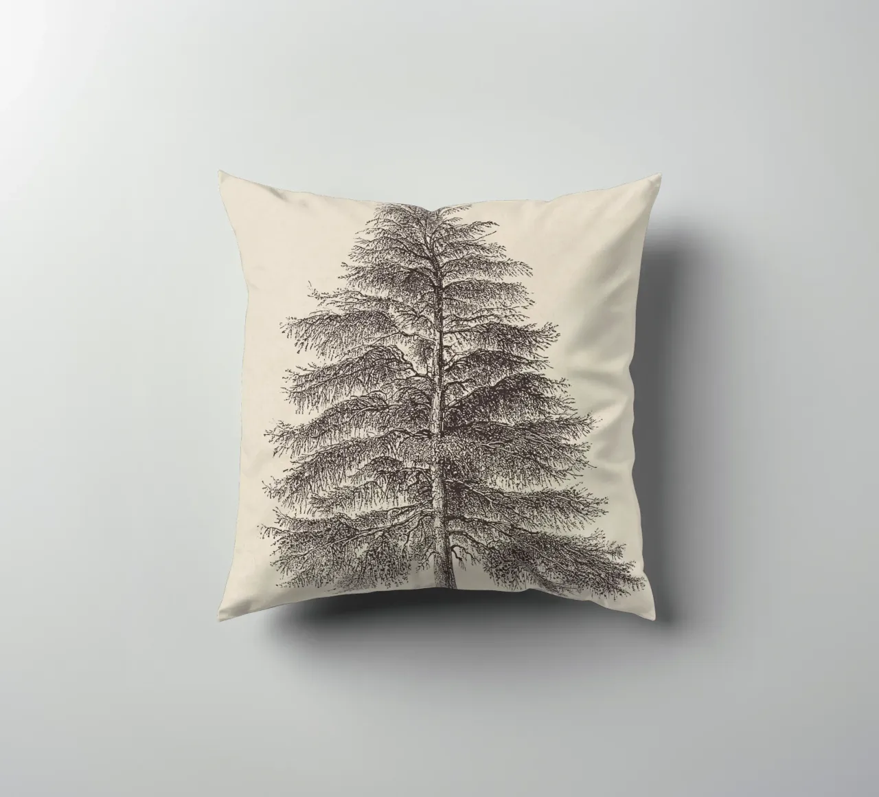 Tree Sketch - Larch cuscino da apoloprints