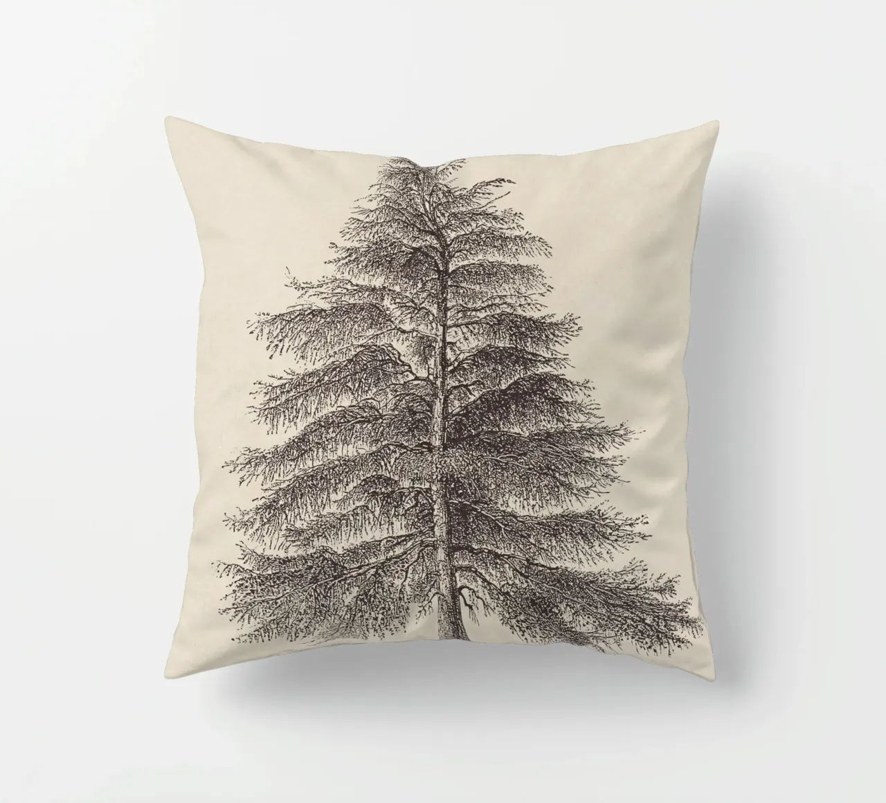 Tree Sketch - Larch cuscino da apoloprints