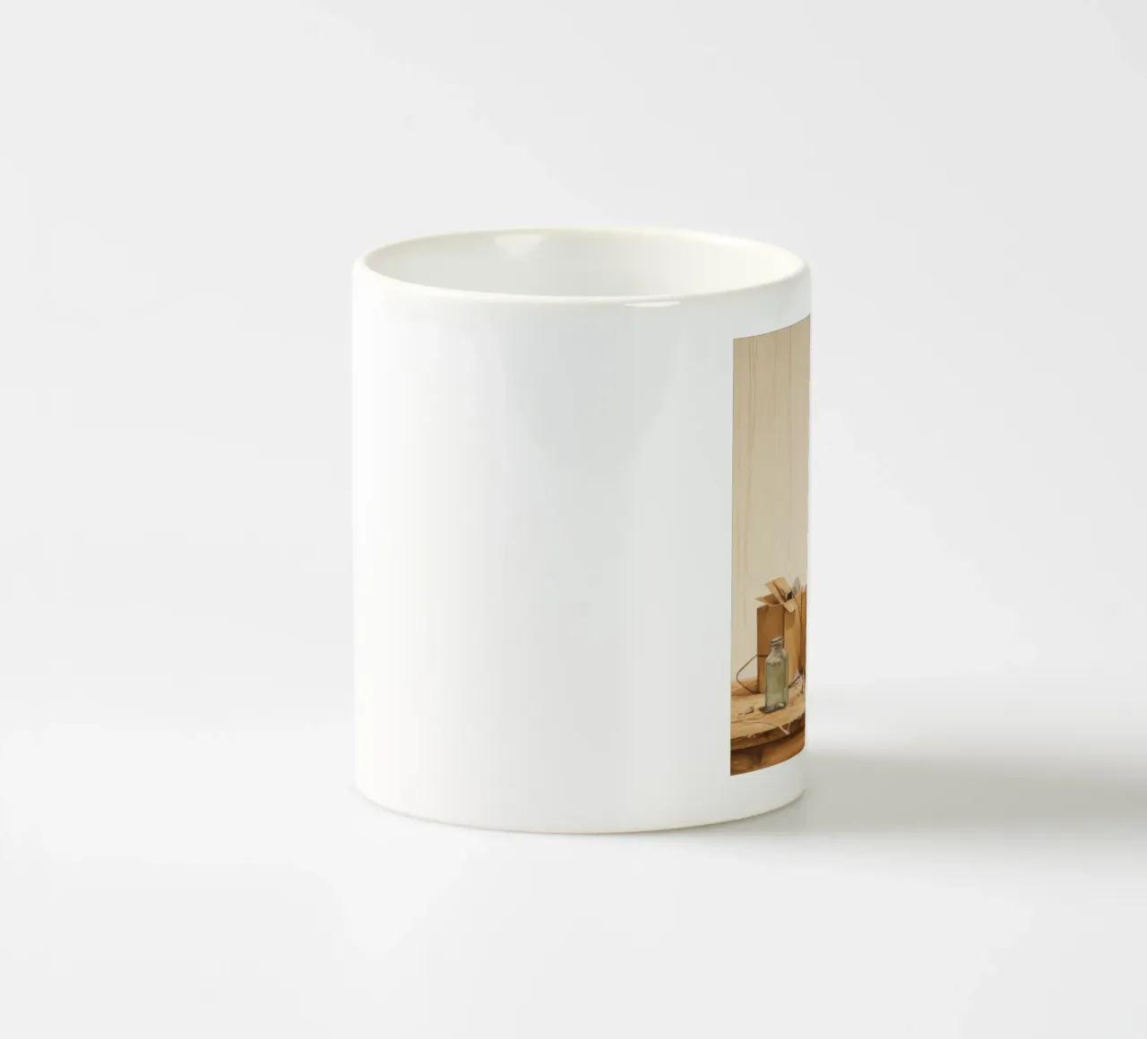 Orangutan Minimum 4 ceramic mug by Minimal Animal Art