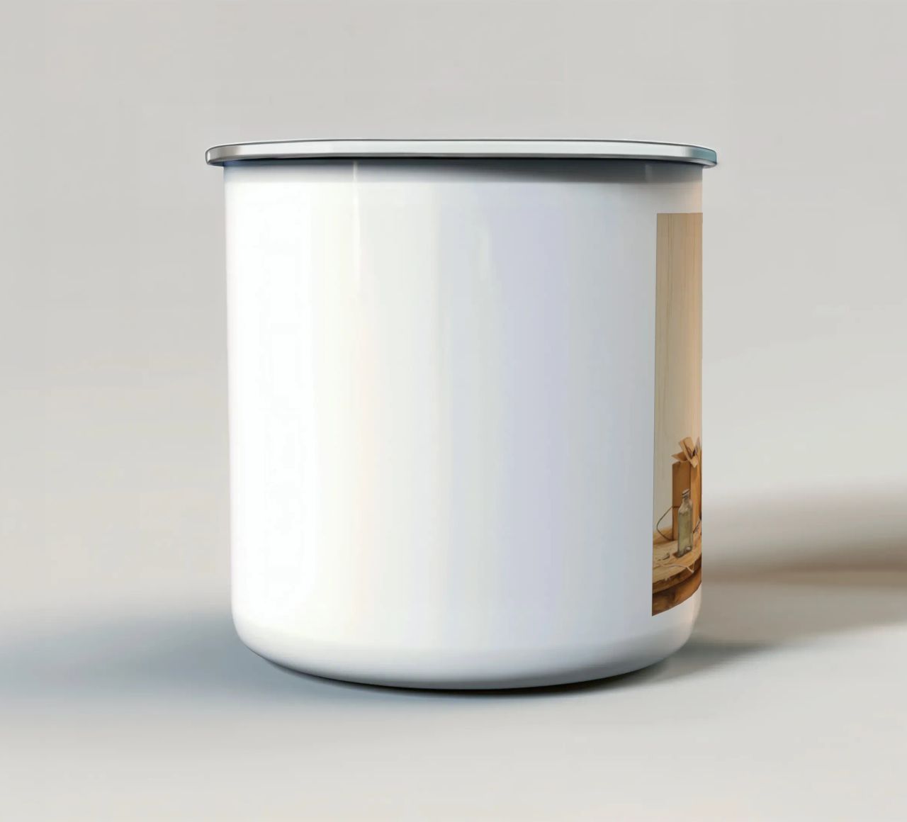 Orangutan Minimo 4 tazza in smalto da Minimal Animal Art