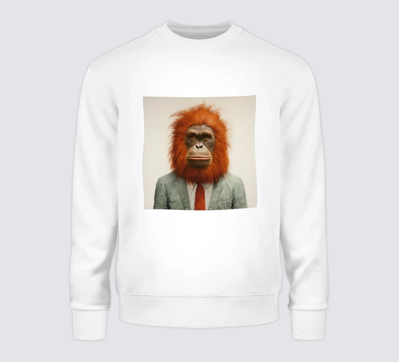 Orangutan Minimo 1 felpa da Minimal Animal Art