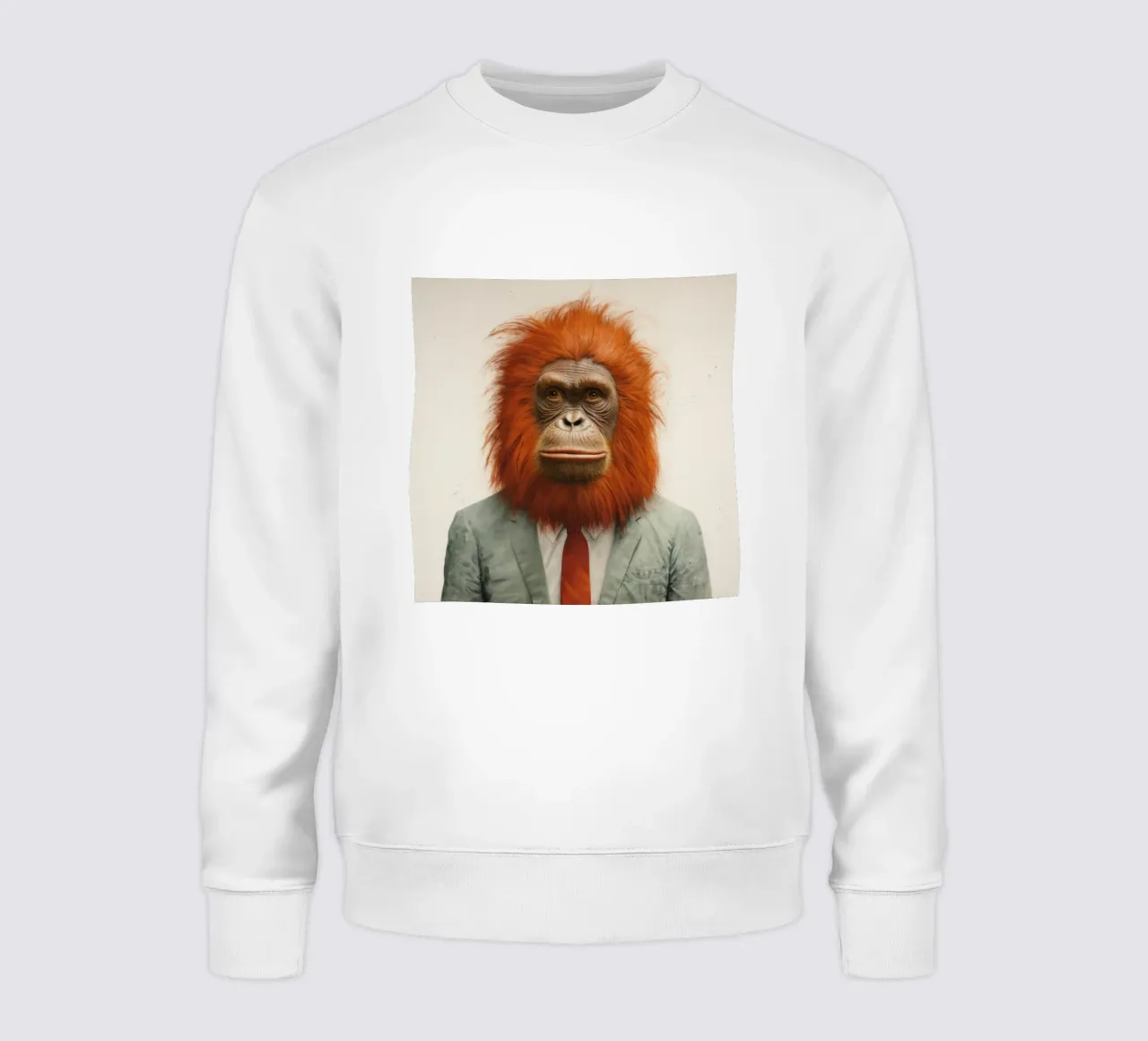 Orangutan Minimo 1 felpa da Minimal Animal Art
