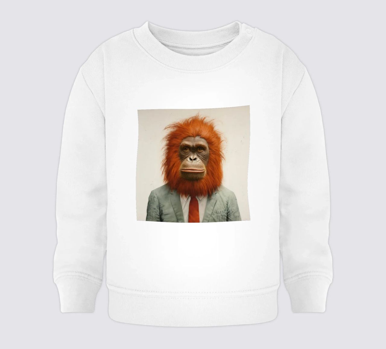 Orangutan Minimo 1 felpa neonato da Minimal Animal Art