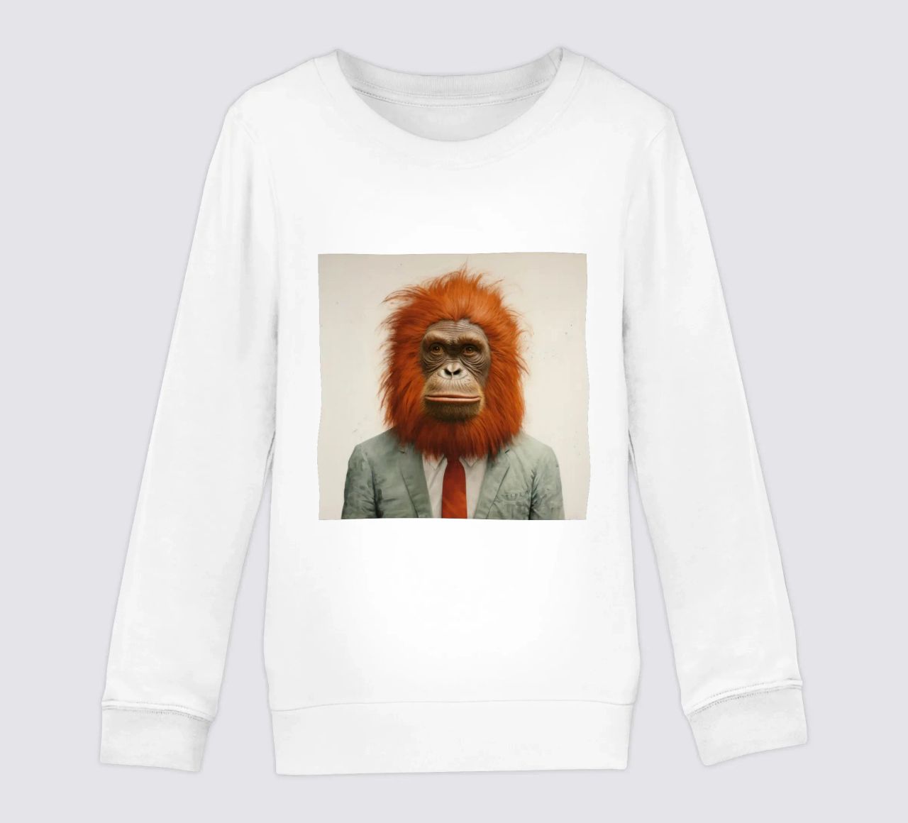 Orangutan Minimo 1 felpa bambino da Minimal Animal Art