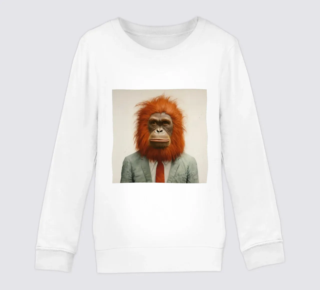 Orangutan Minimo 1 felpa bambino da Minimal Animal Art
